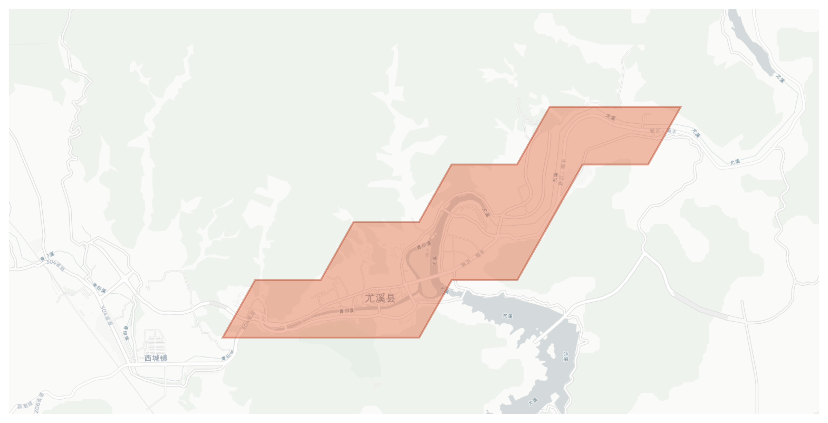 Youxi geographic map