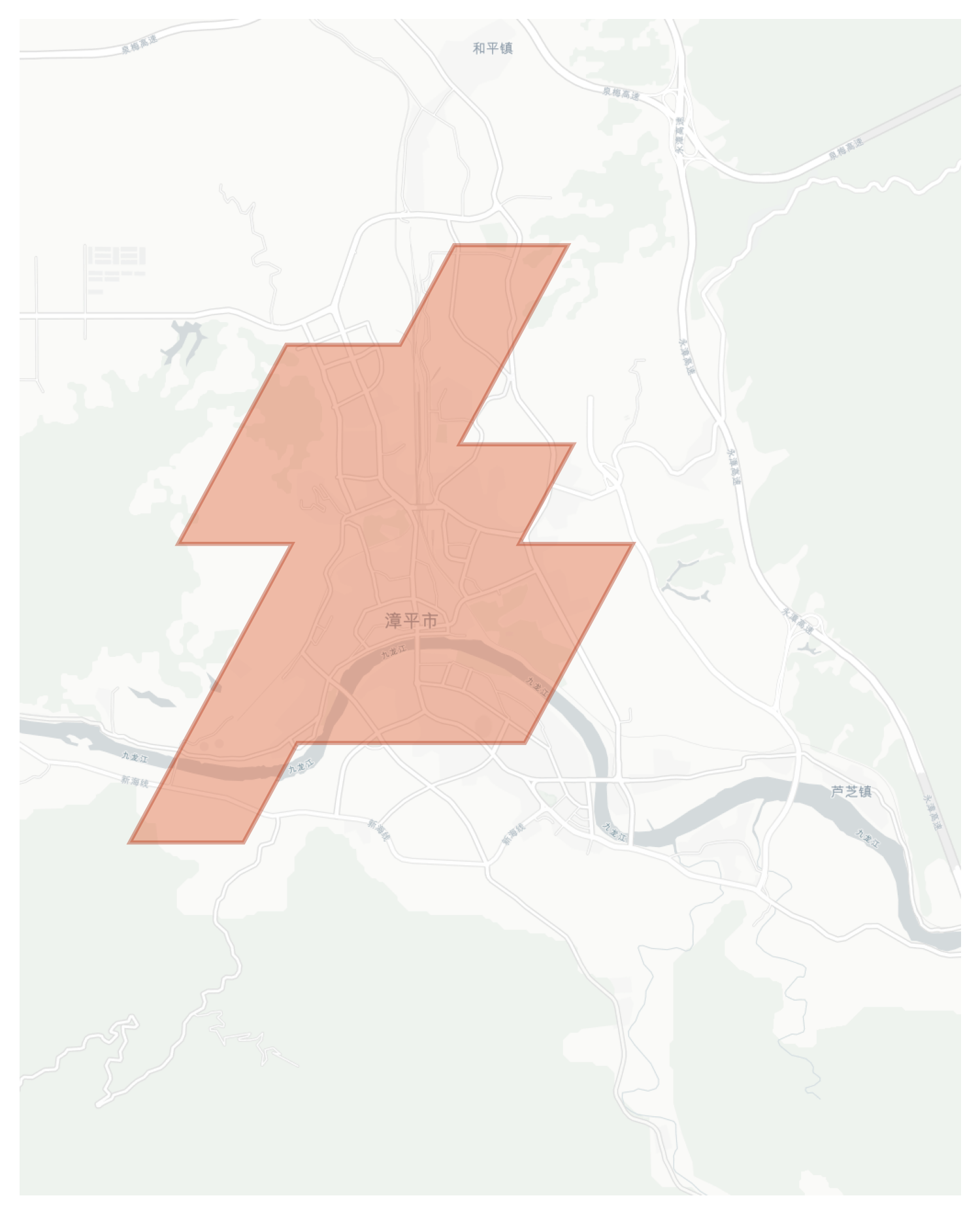 Zhangping geographic map