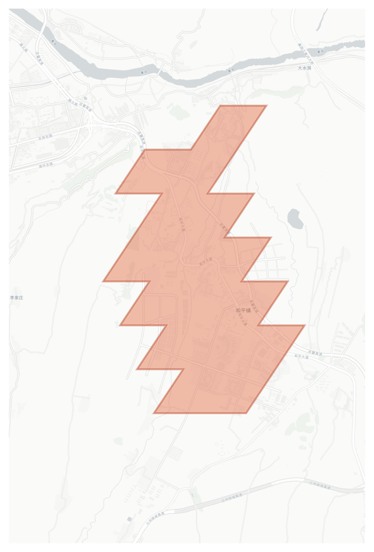 Heping geographic map