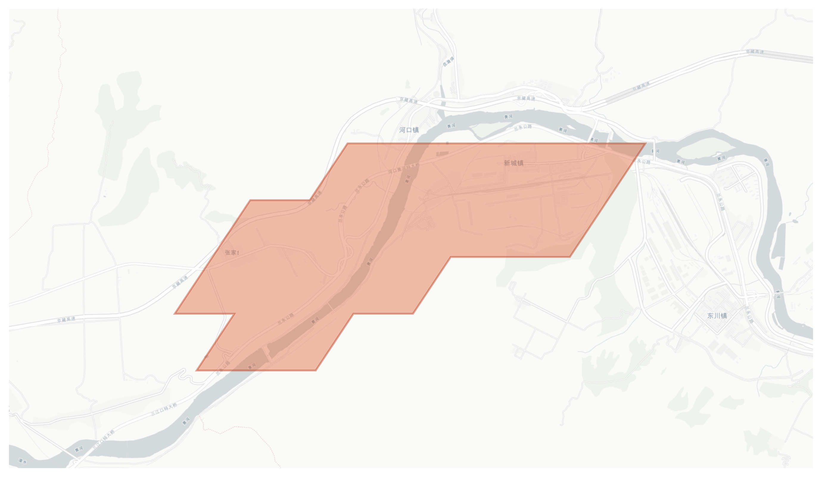 Xincheng geographic map