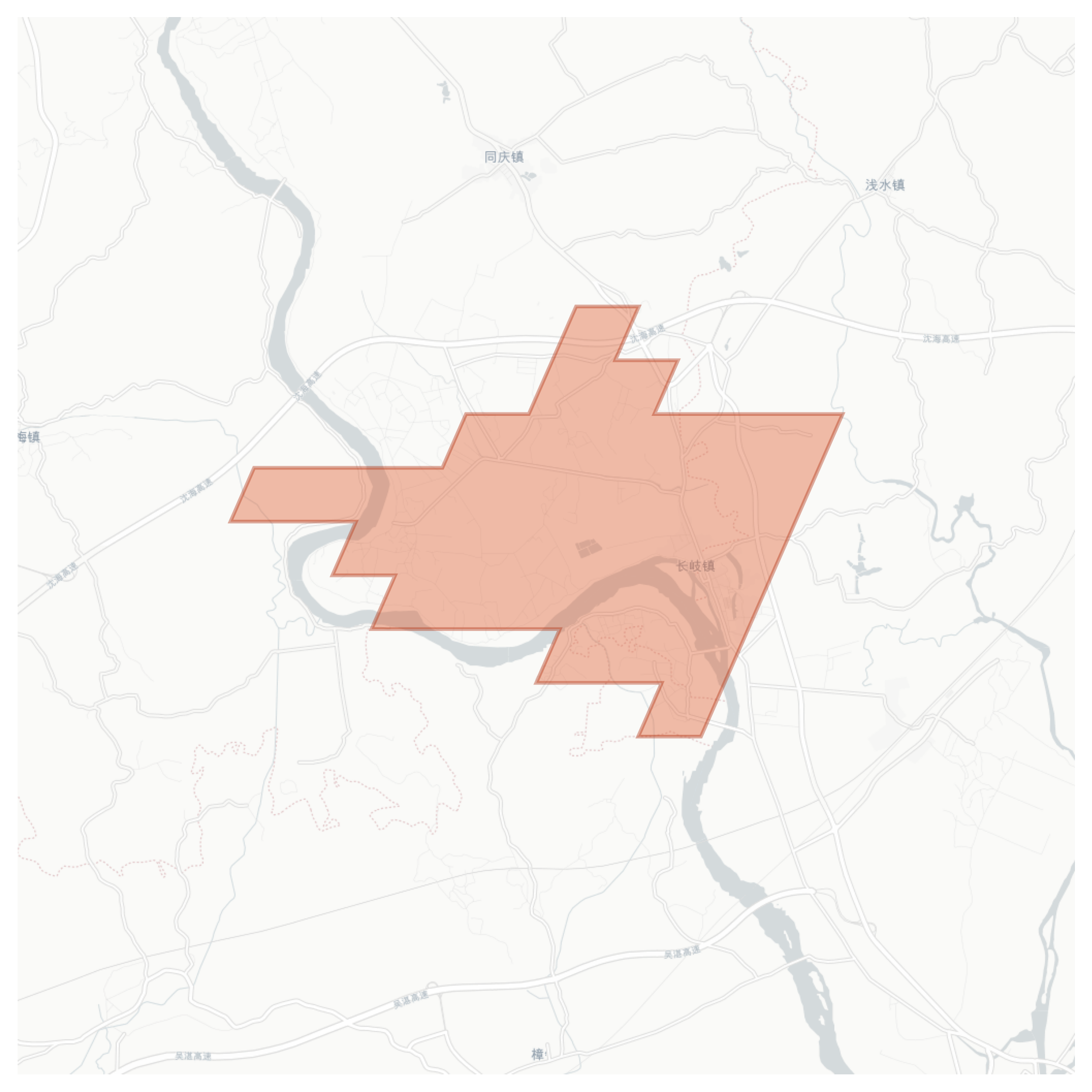 Changqi geographic map