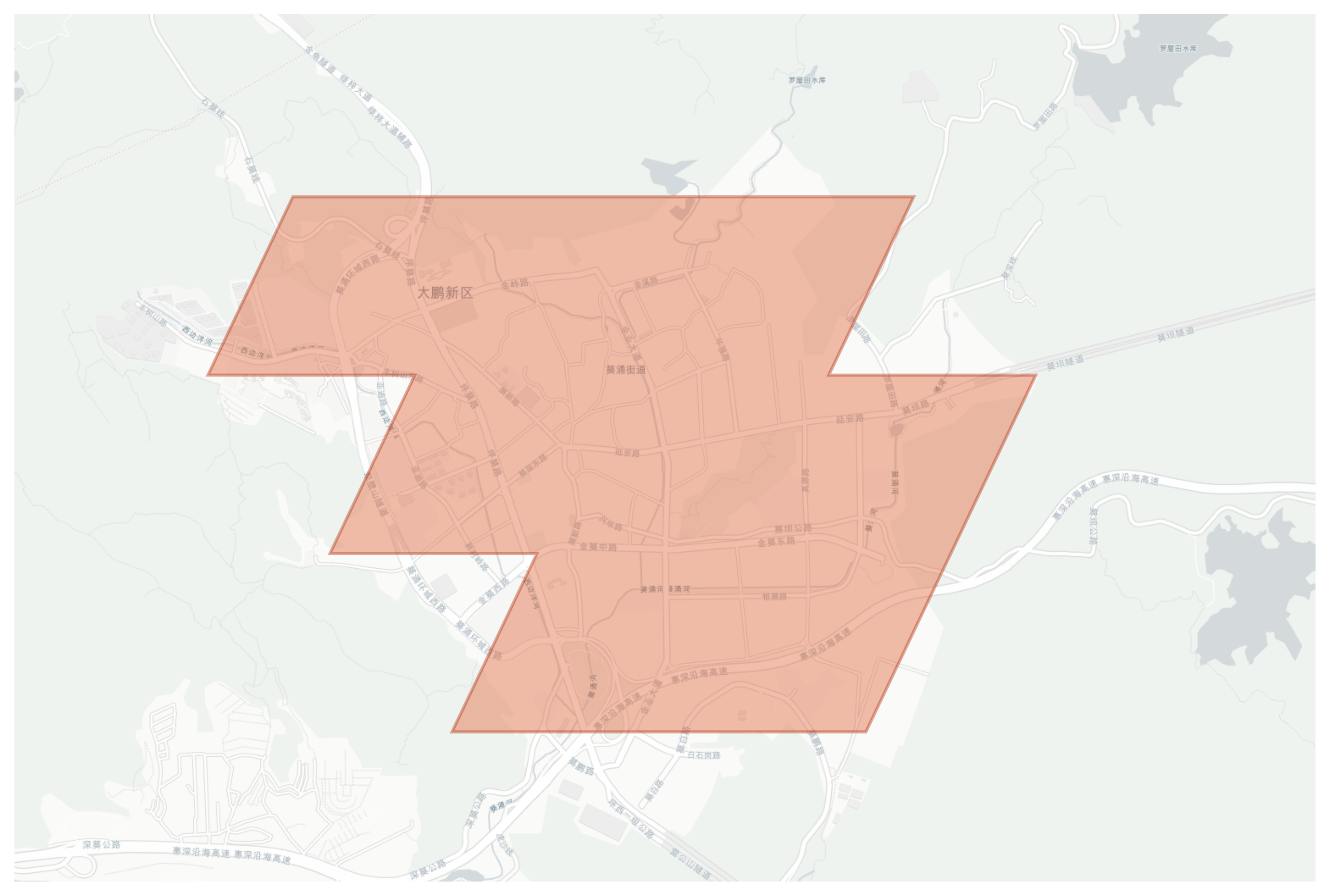 Dapeng New District geographic map