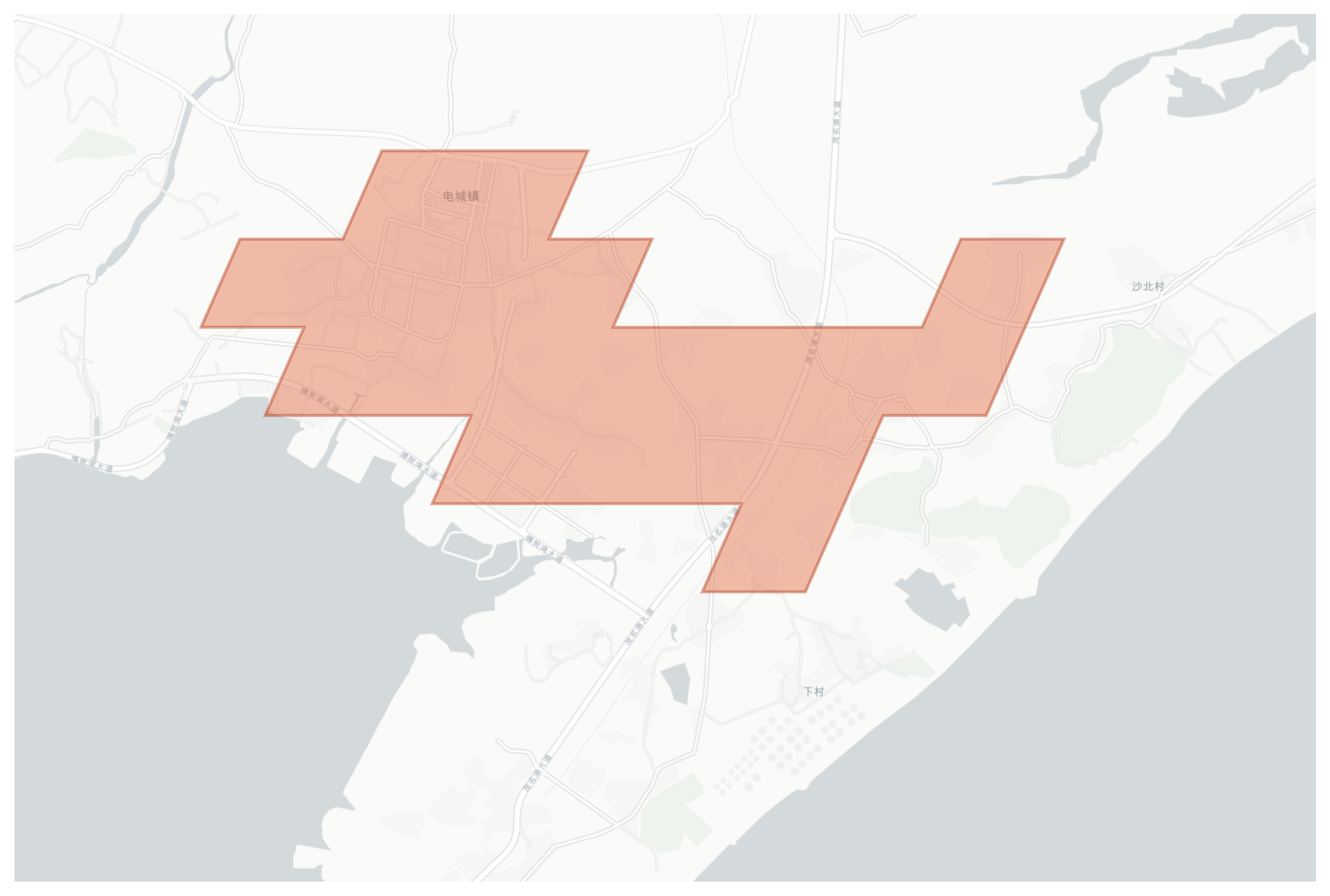 Diancheng geographic map