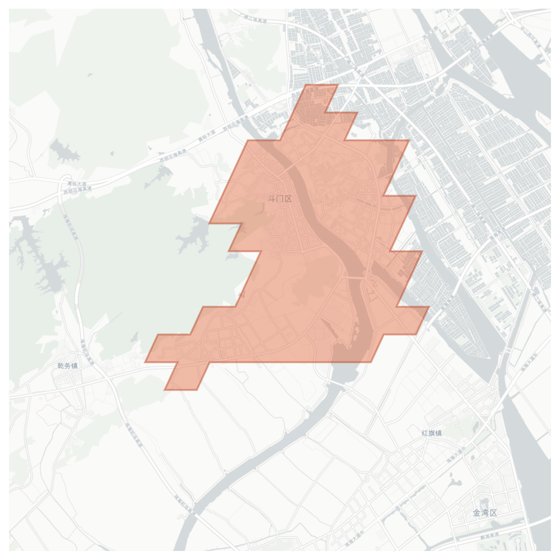 Doumen geographic map