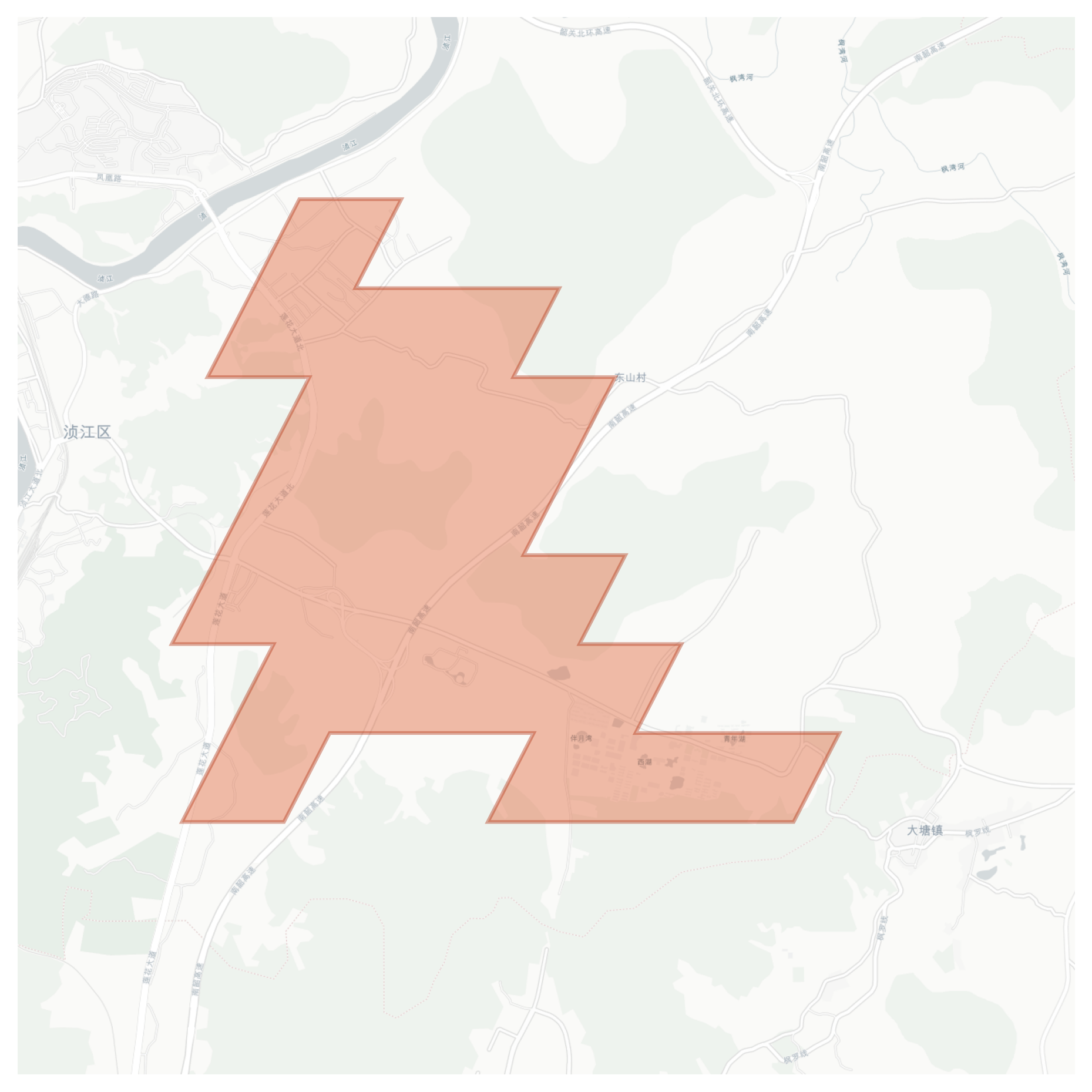 Fuguancun geographic map