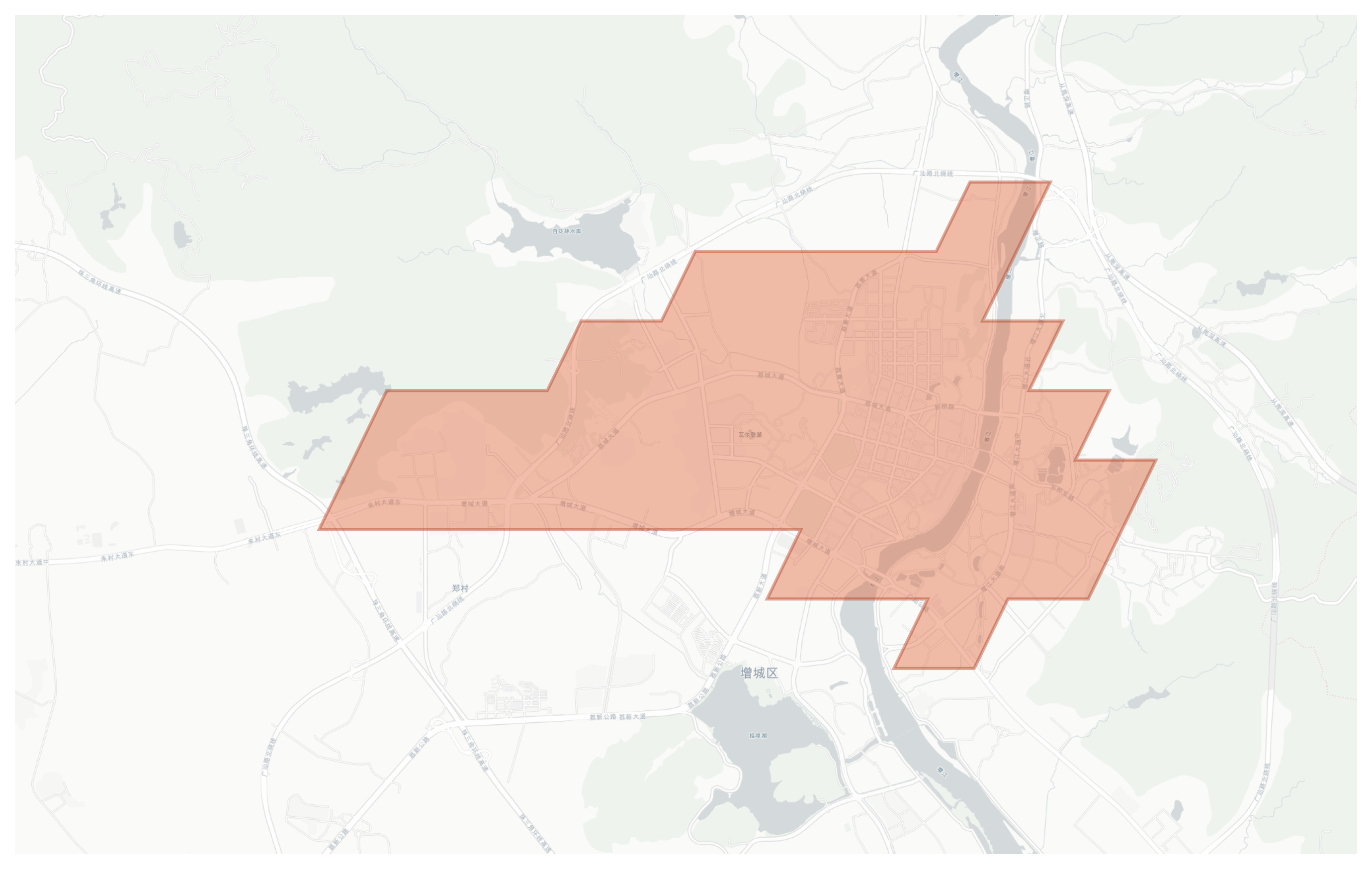 Getian geographic map