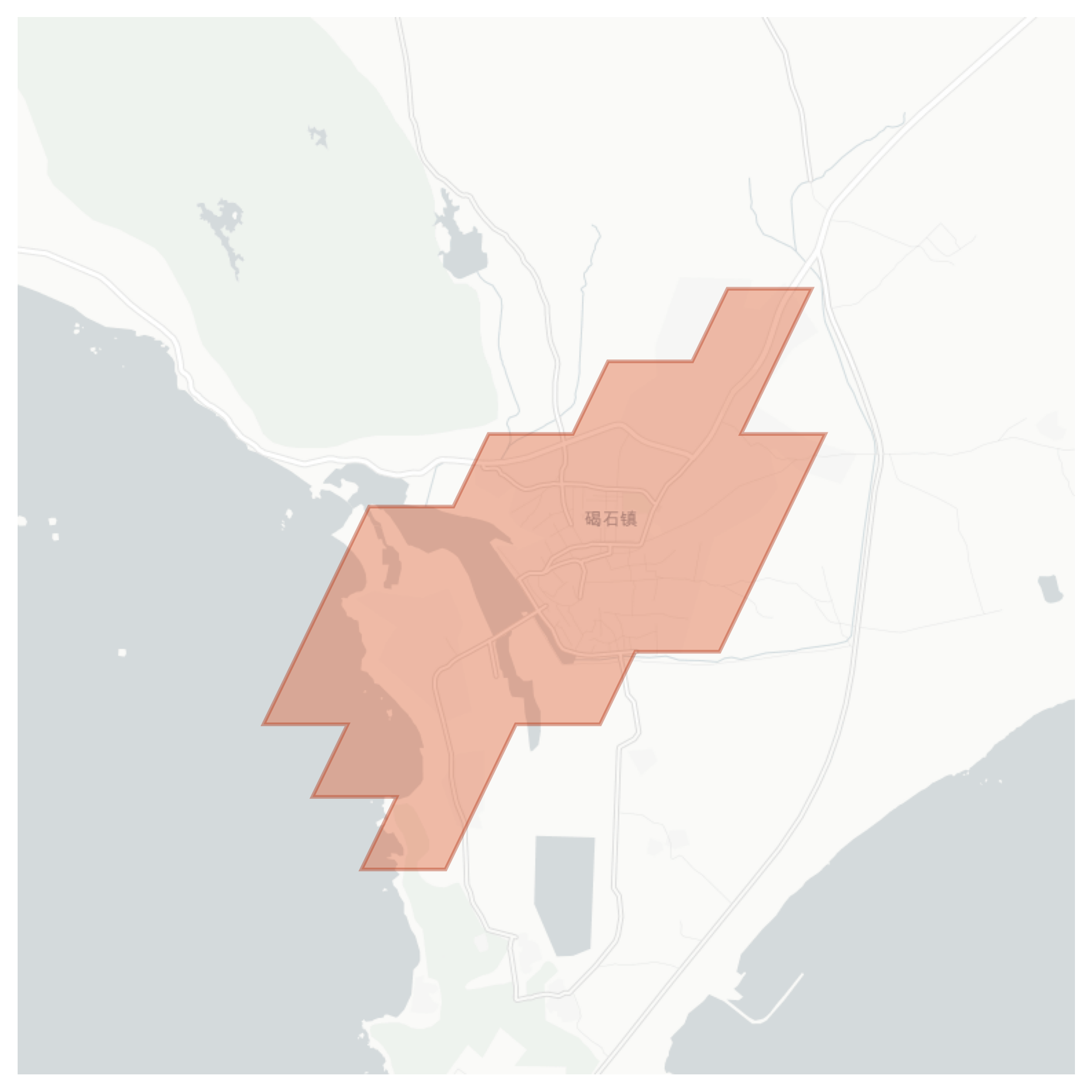 Jieshi geographic map