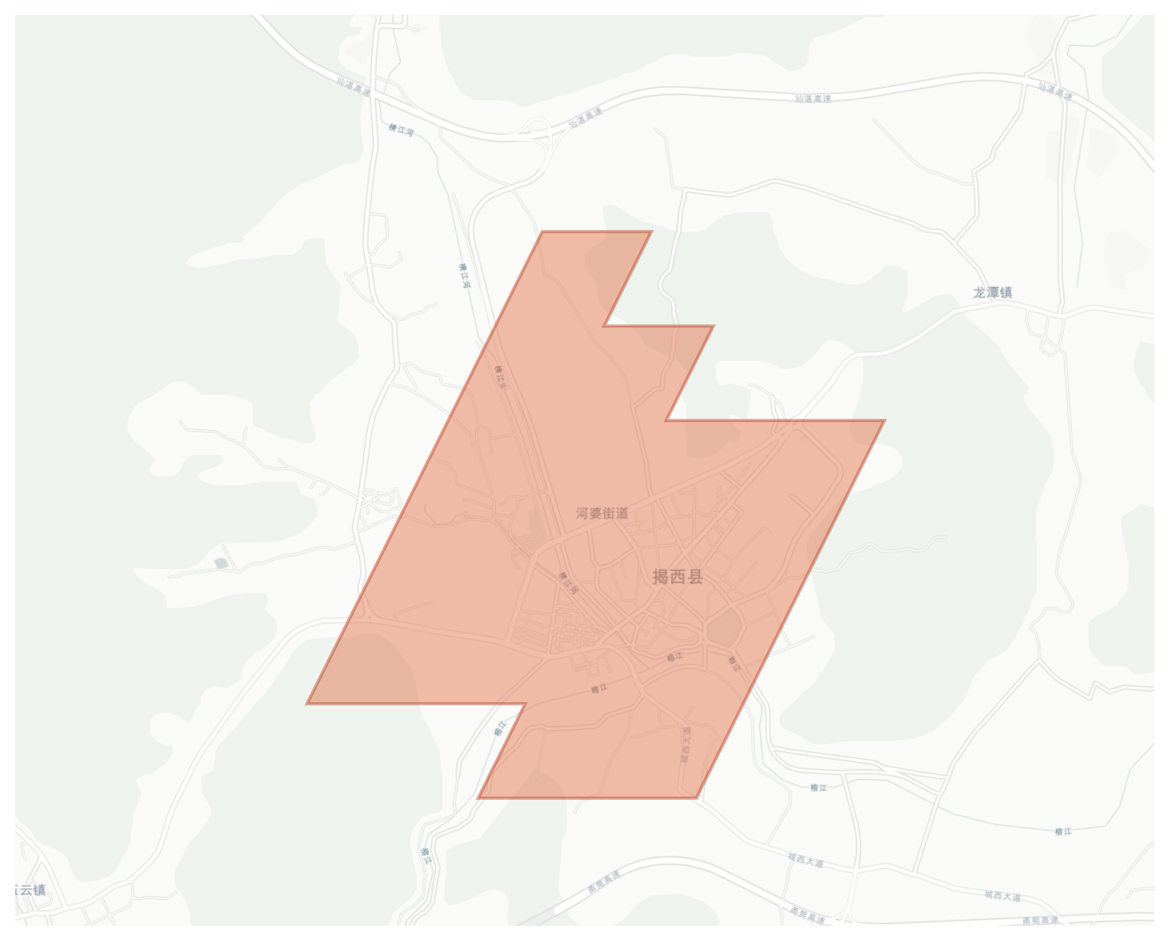 Jiexi geographic map