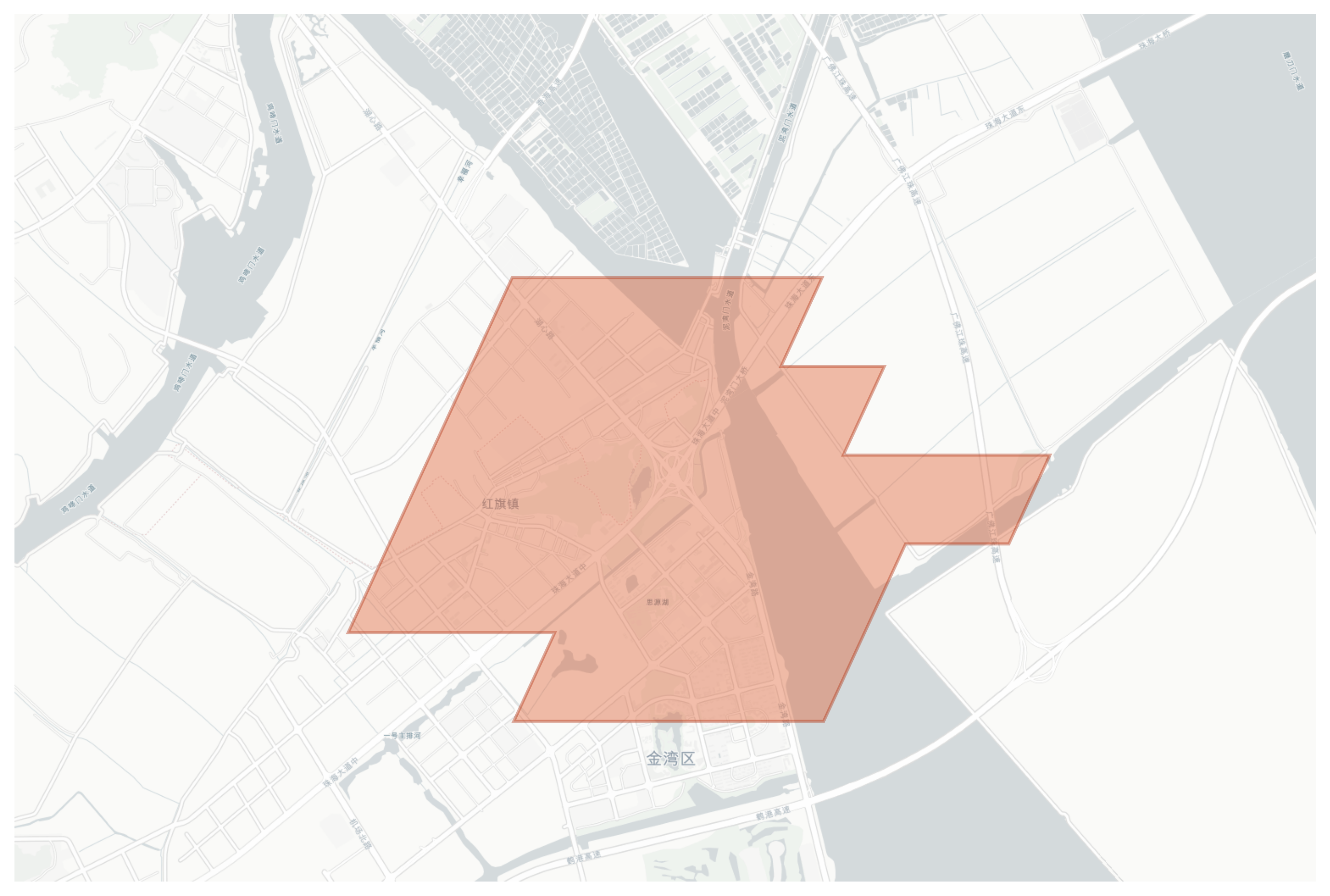 Jinwan geographic map