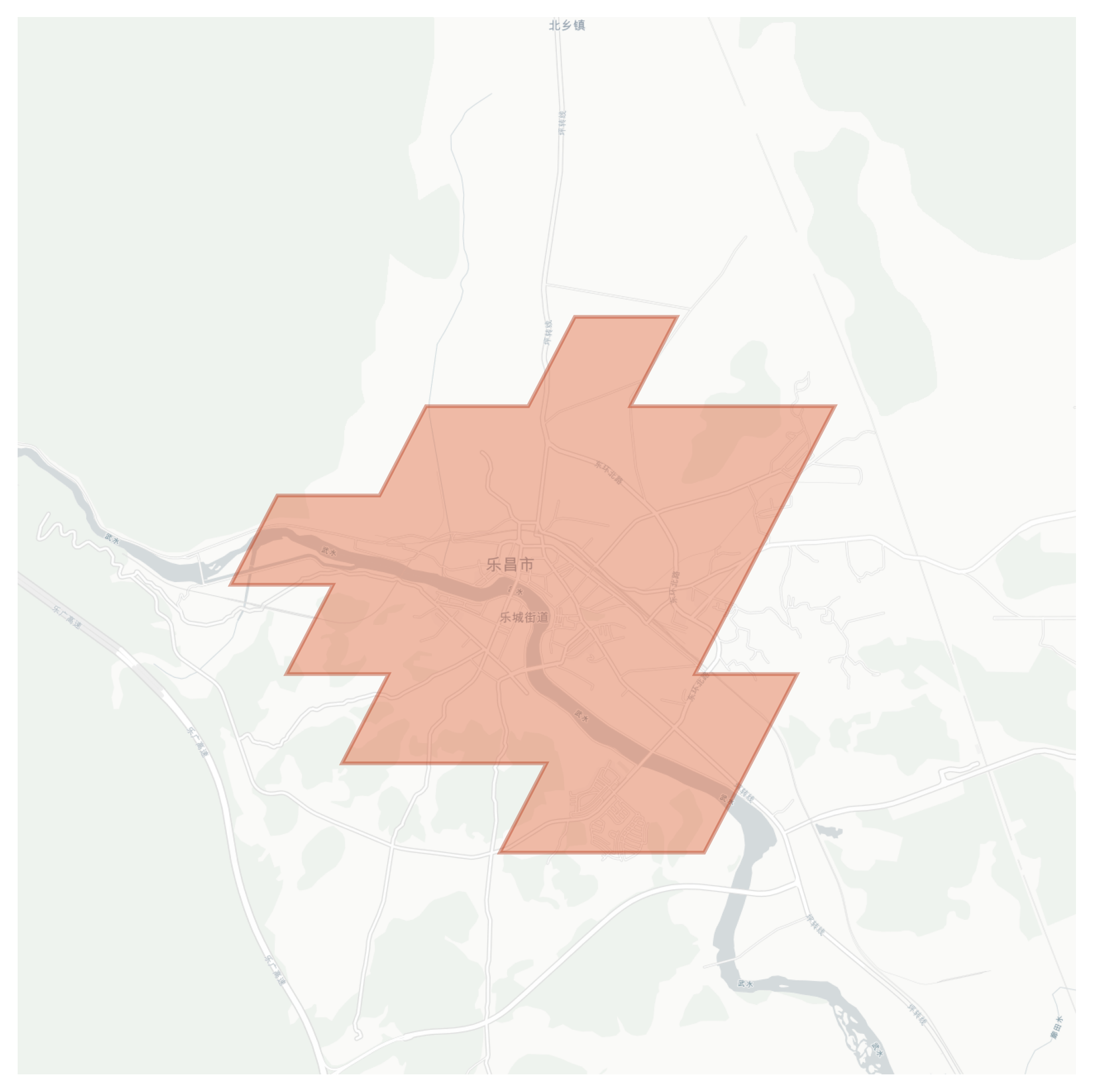 Lechang geographic map