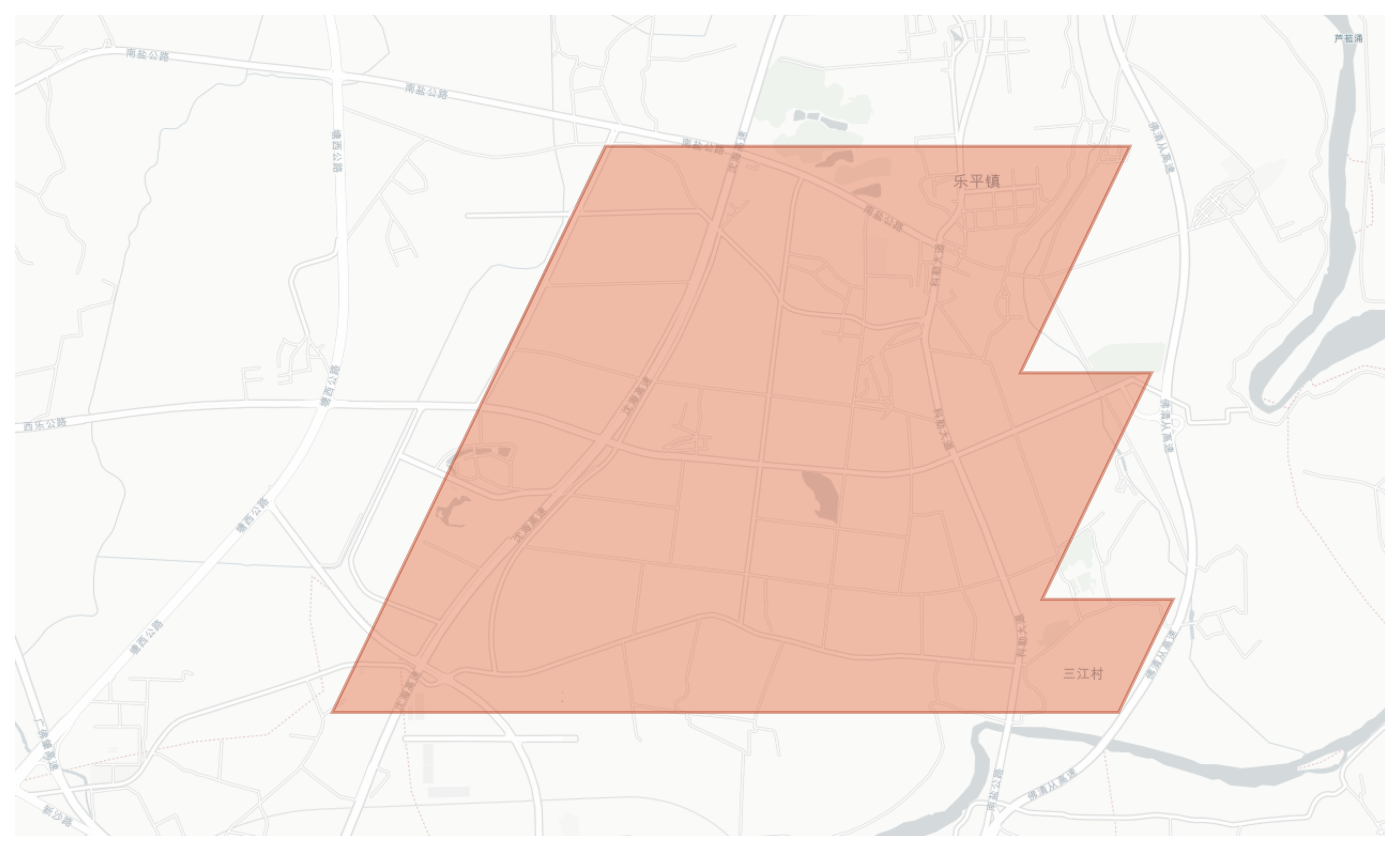 Leping geographic map