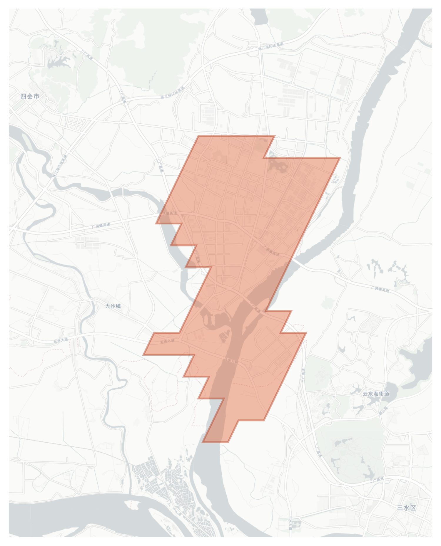 Oucun geographic map