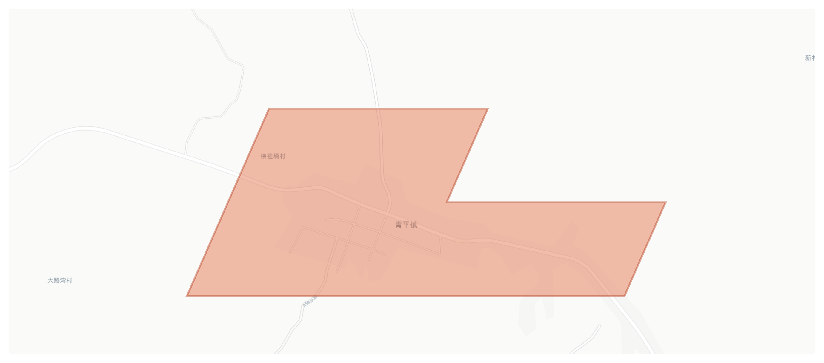 Qingping geographic map