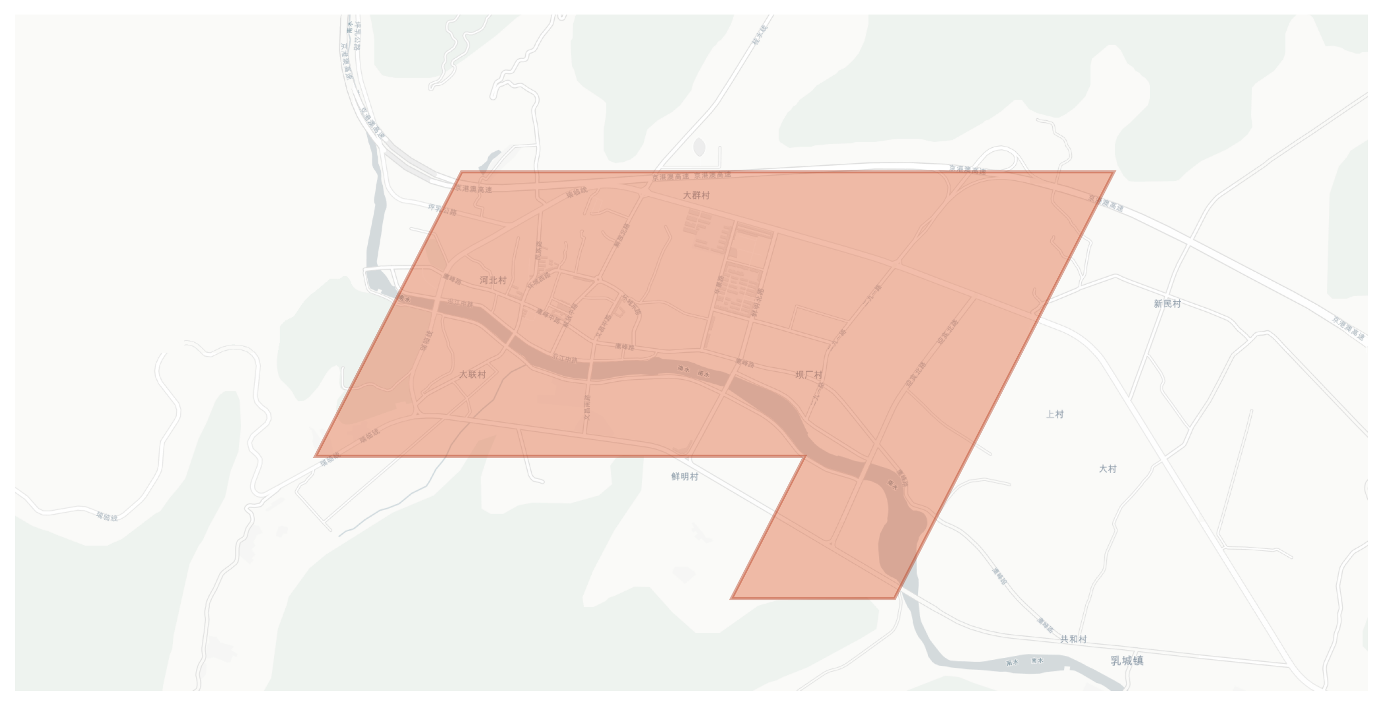 Ruyuan geographic map
