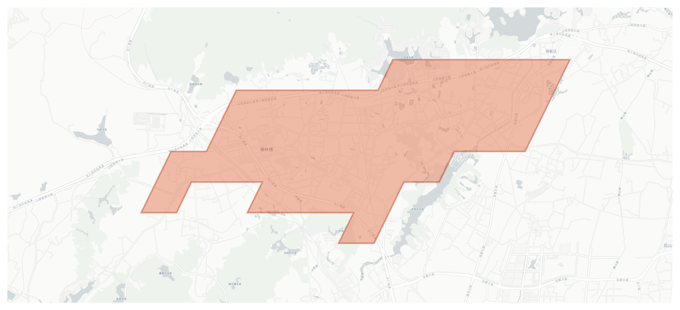 Shiling geographic map