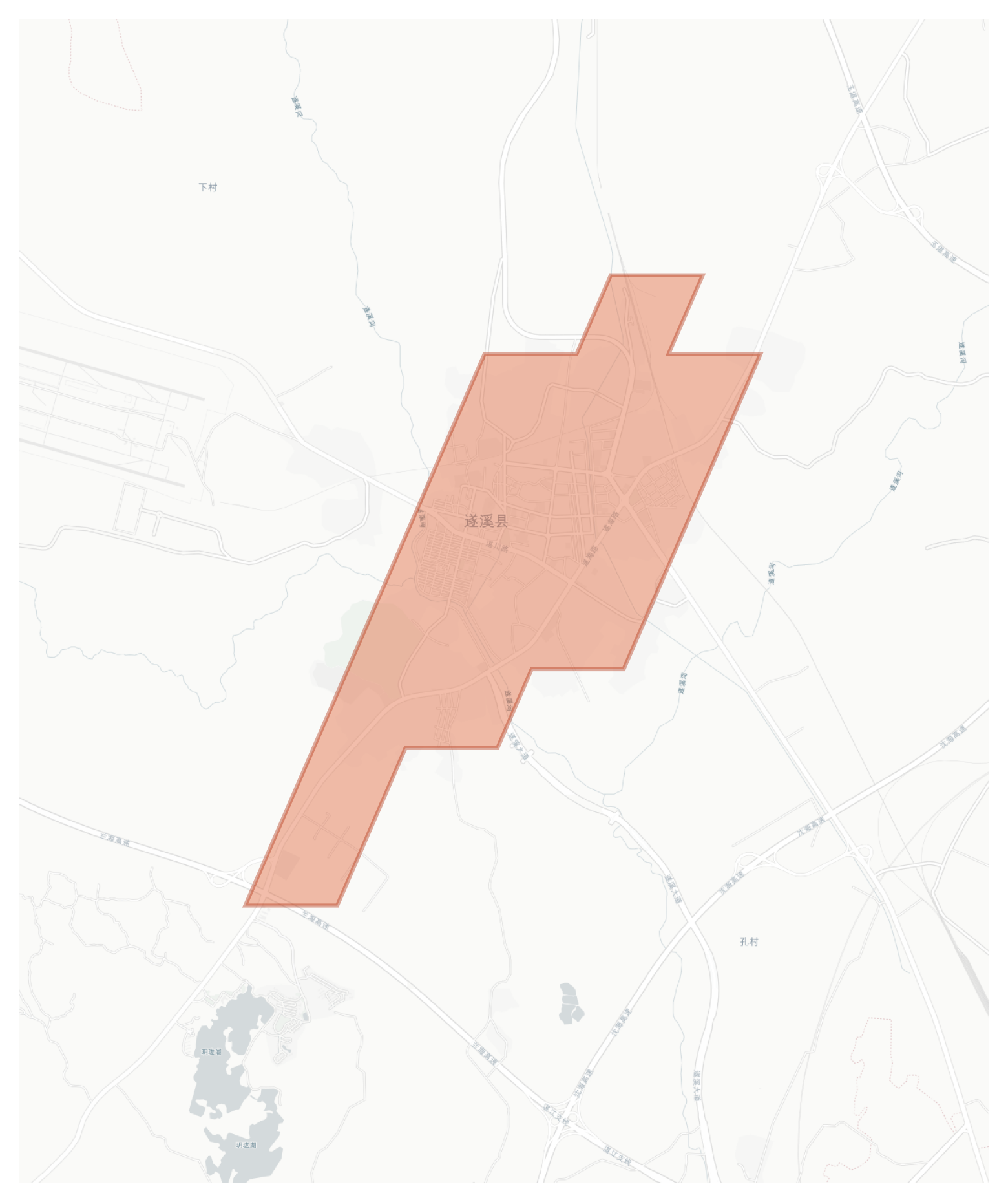 Suixi geographic map