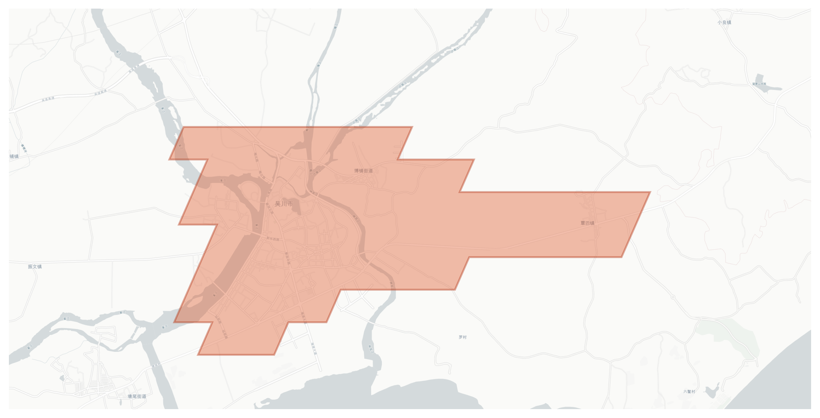 Wuchuan geographic map