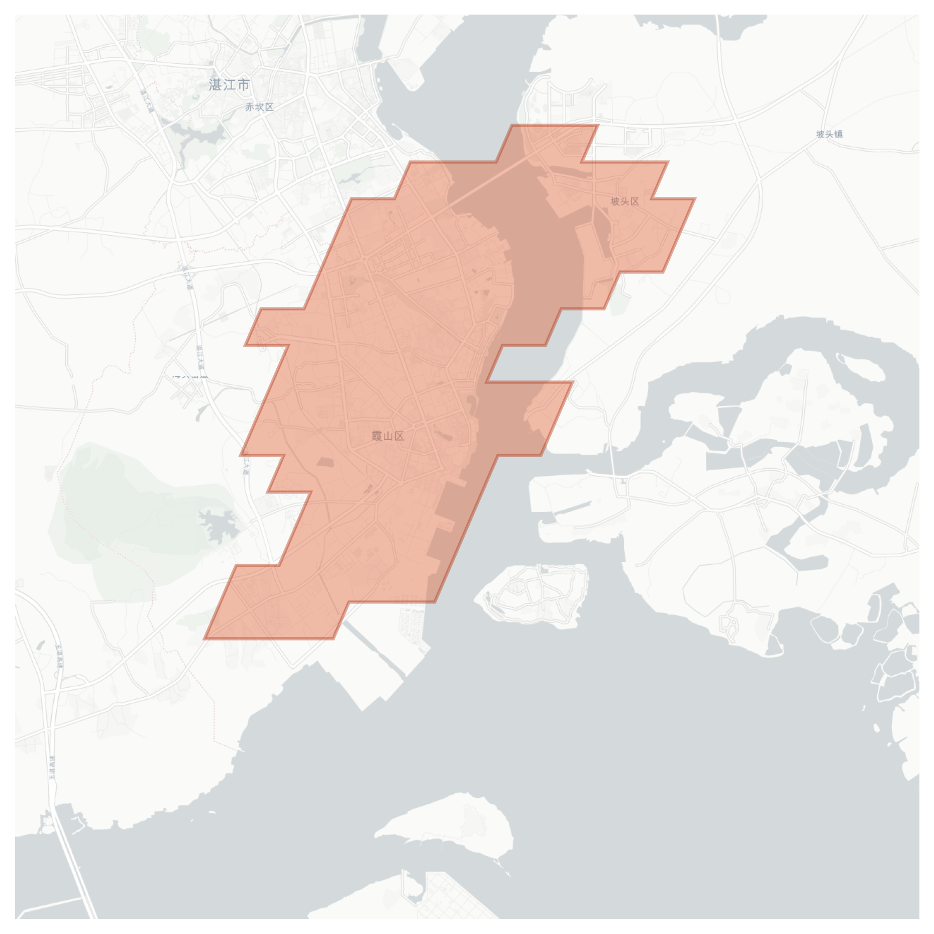 Xiashan geographic map