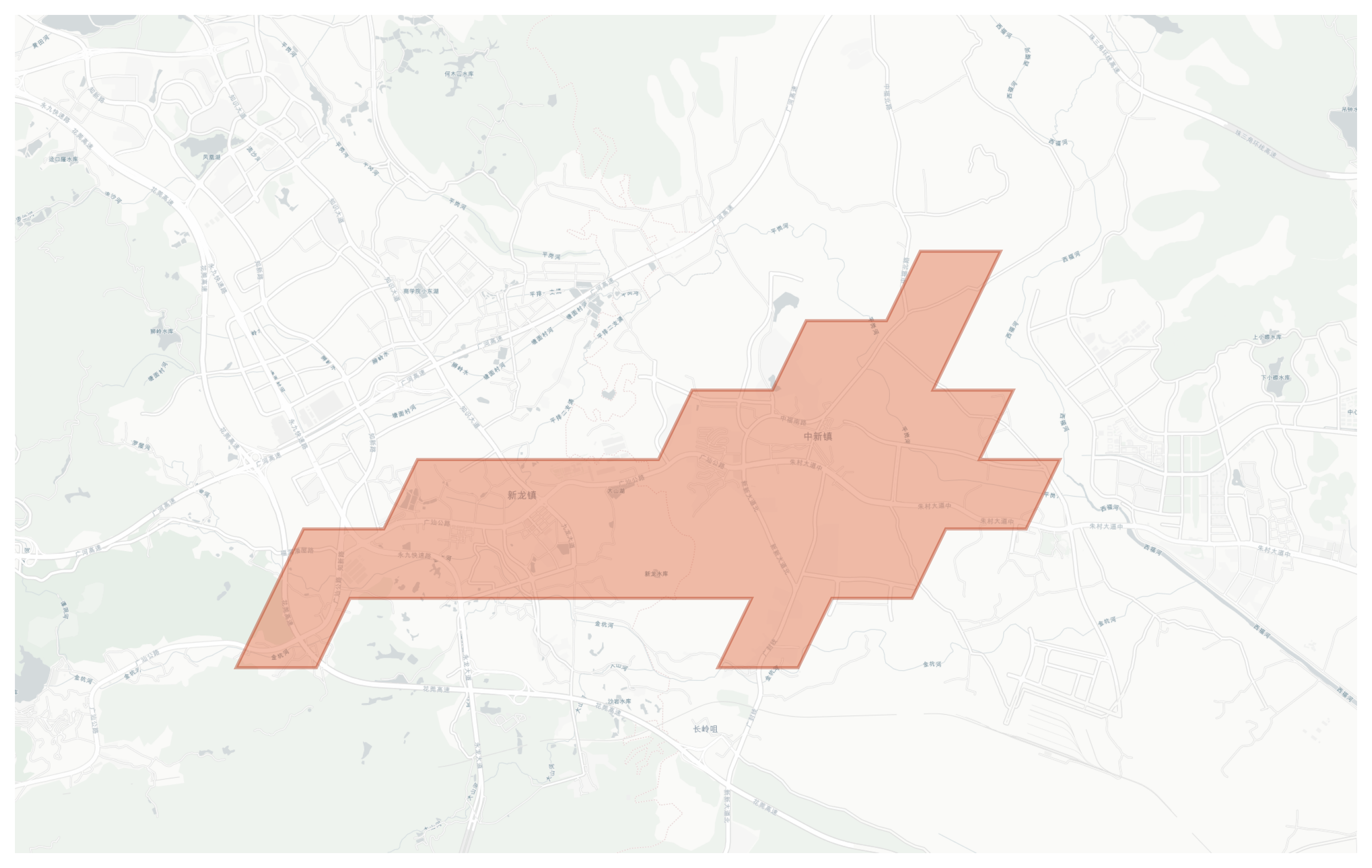 Xinlong geographic map