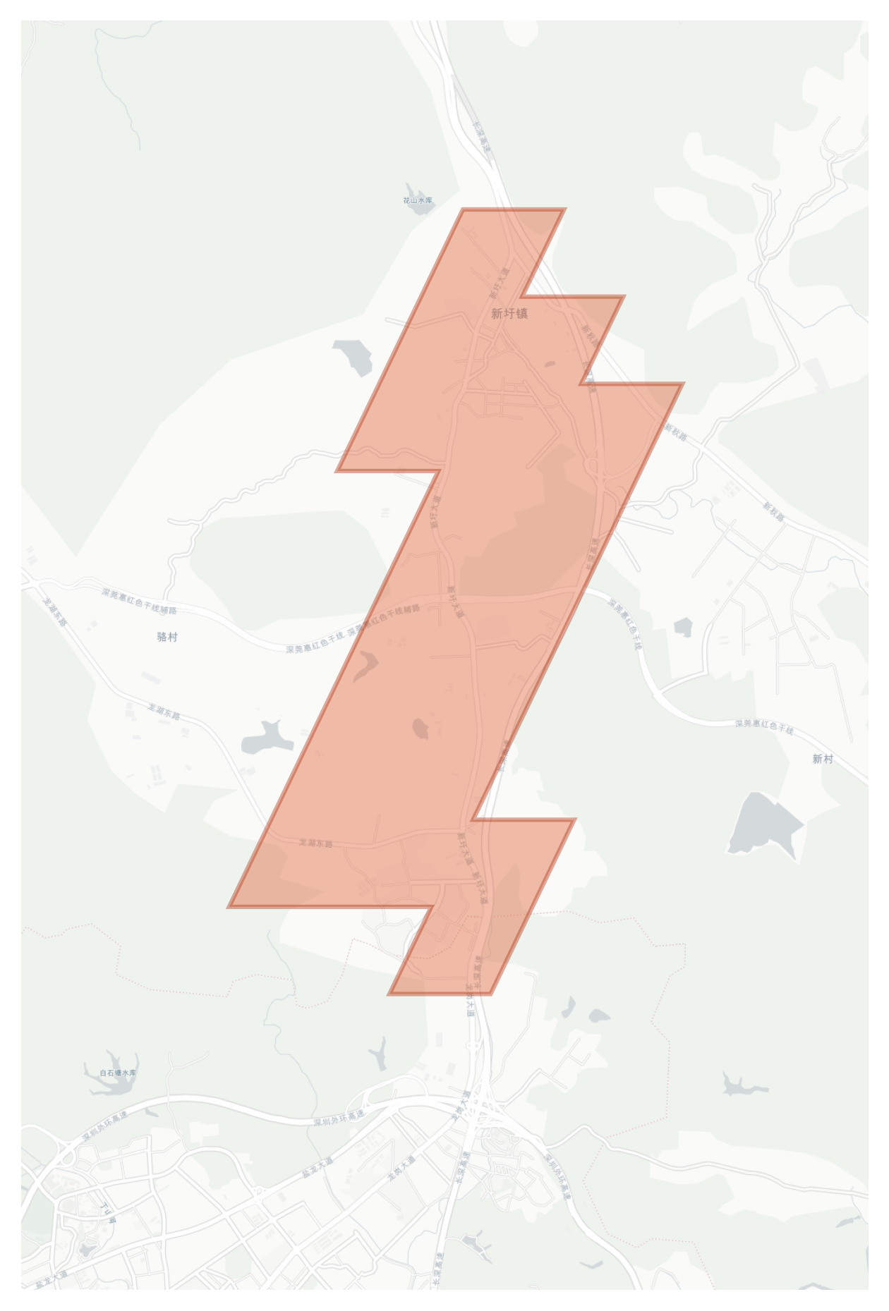 Xinxu geographic map
