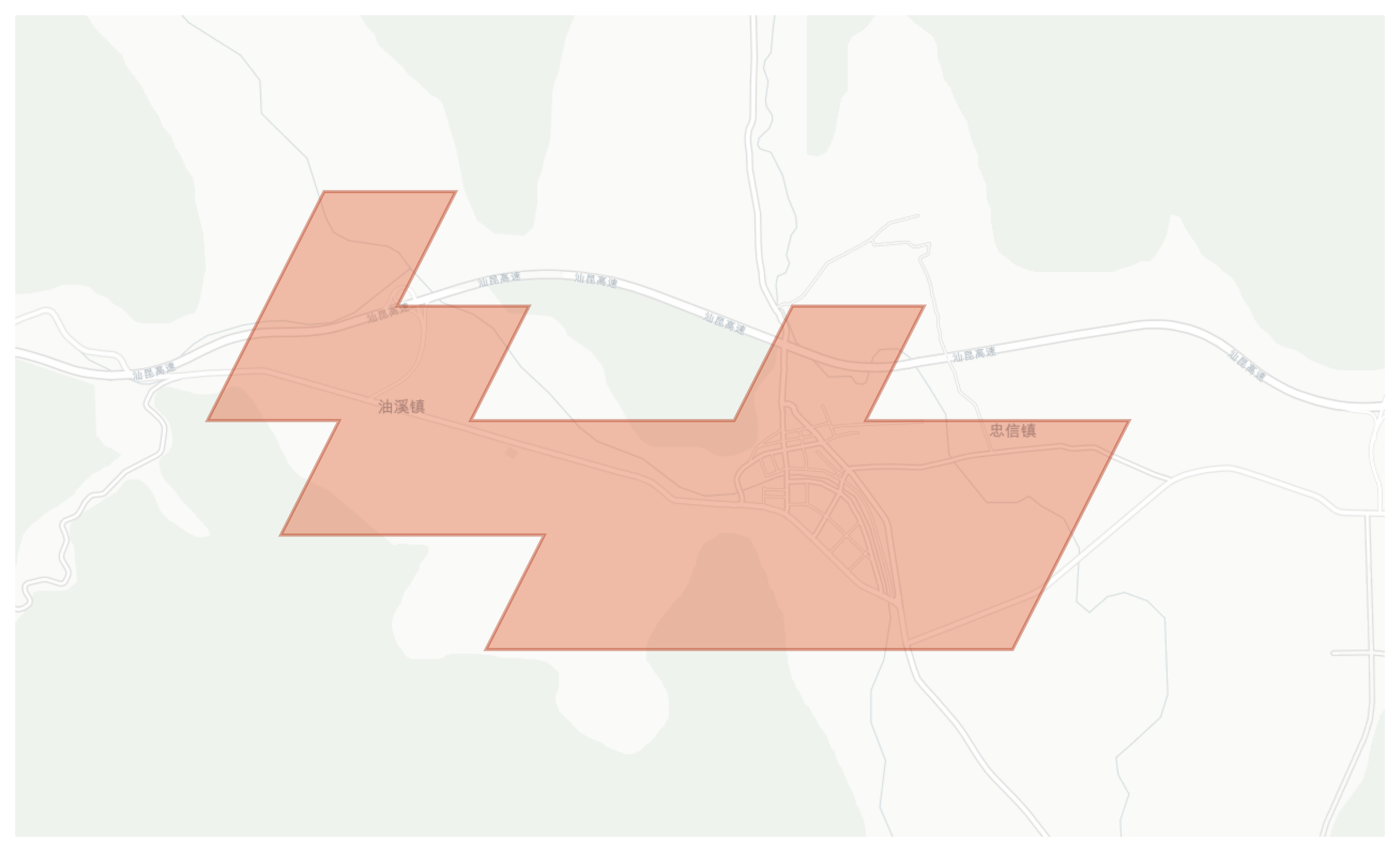 Zhongxin geographic map