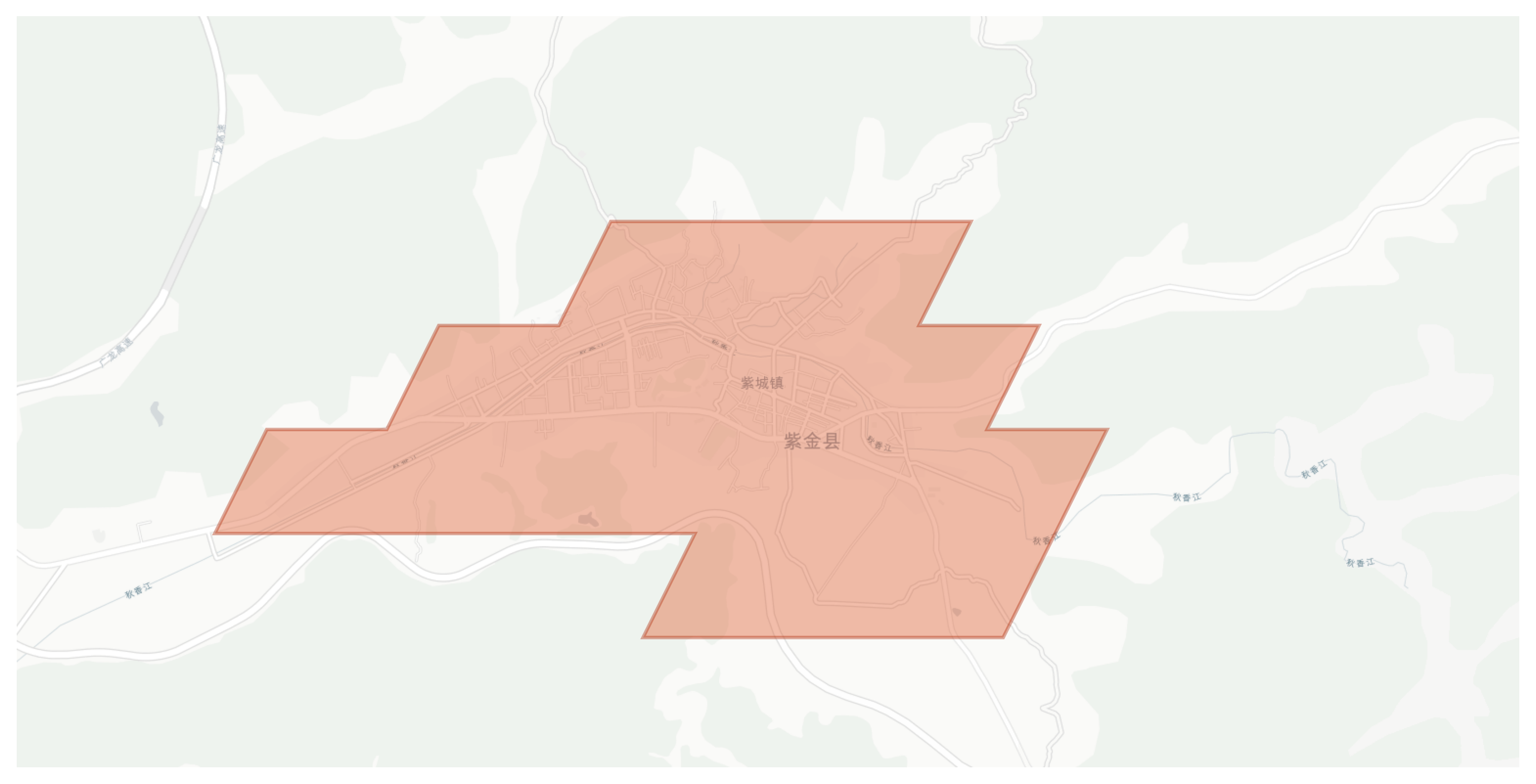 Zijin geographic map