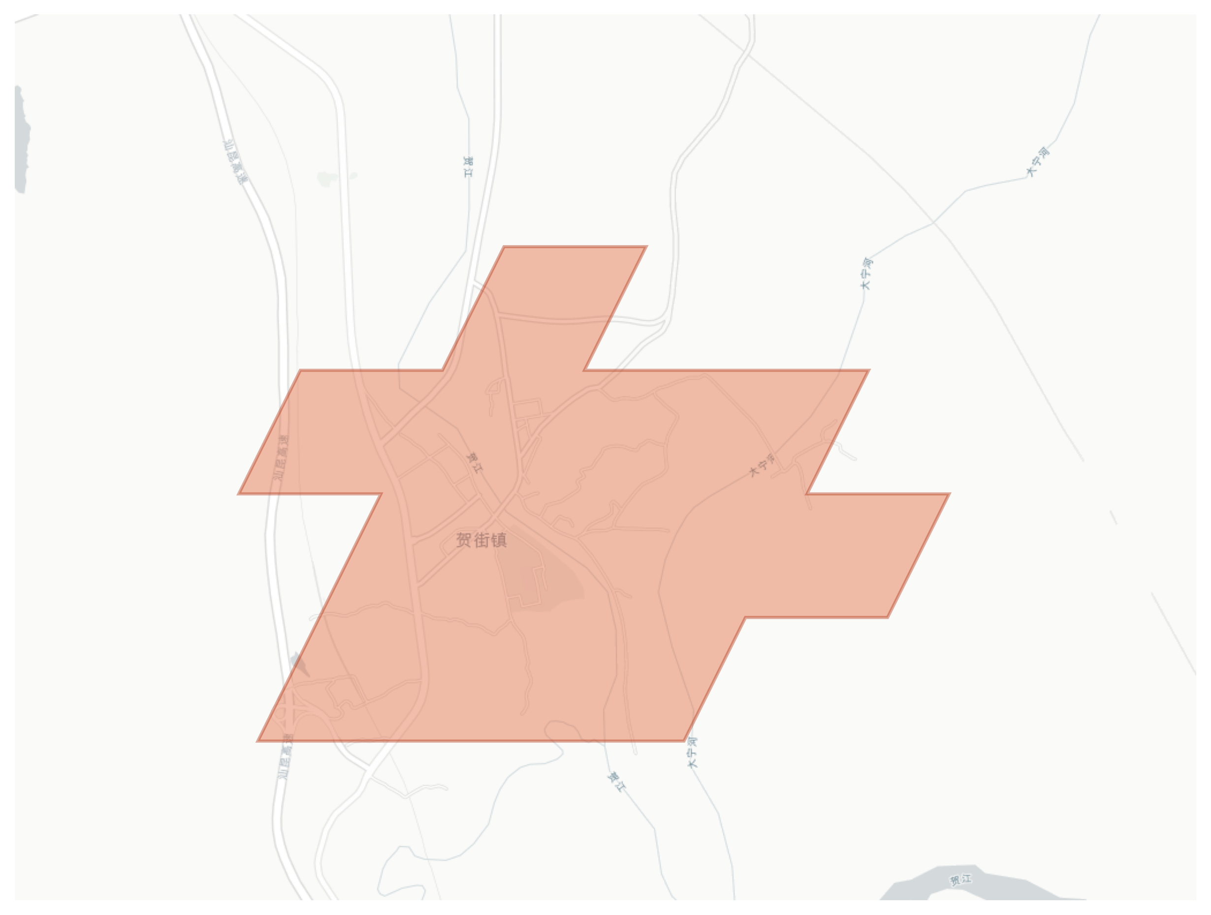 Hejie geographic map
