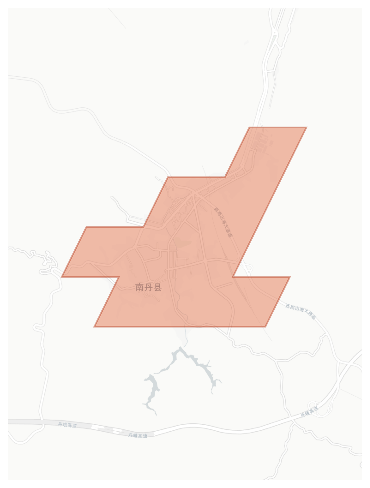 Nandan geographic map