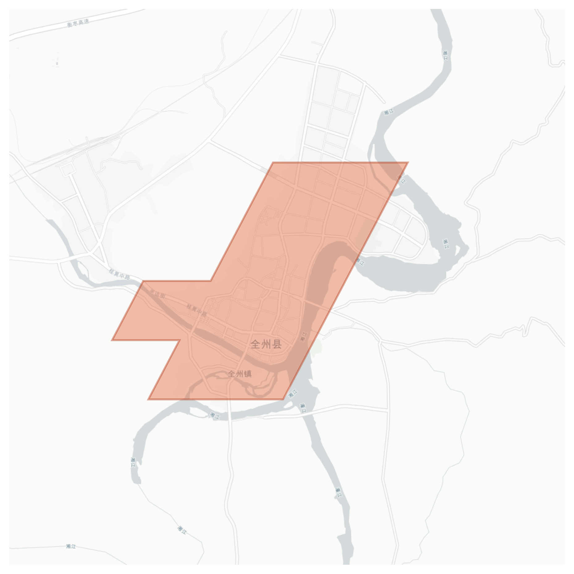 Quanzhou geographic map