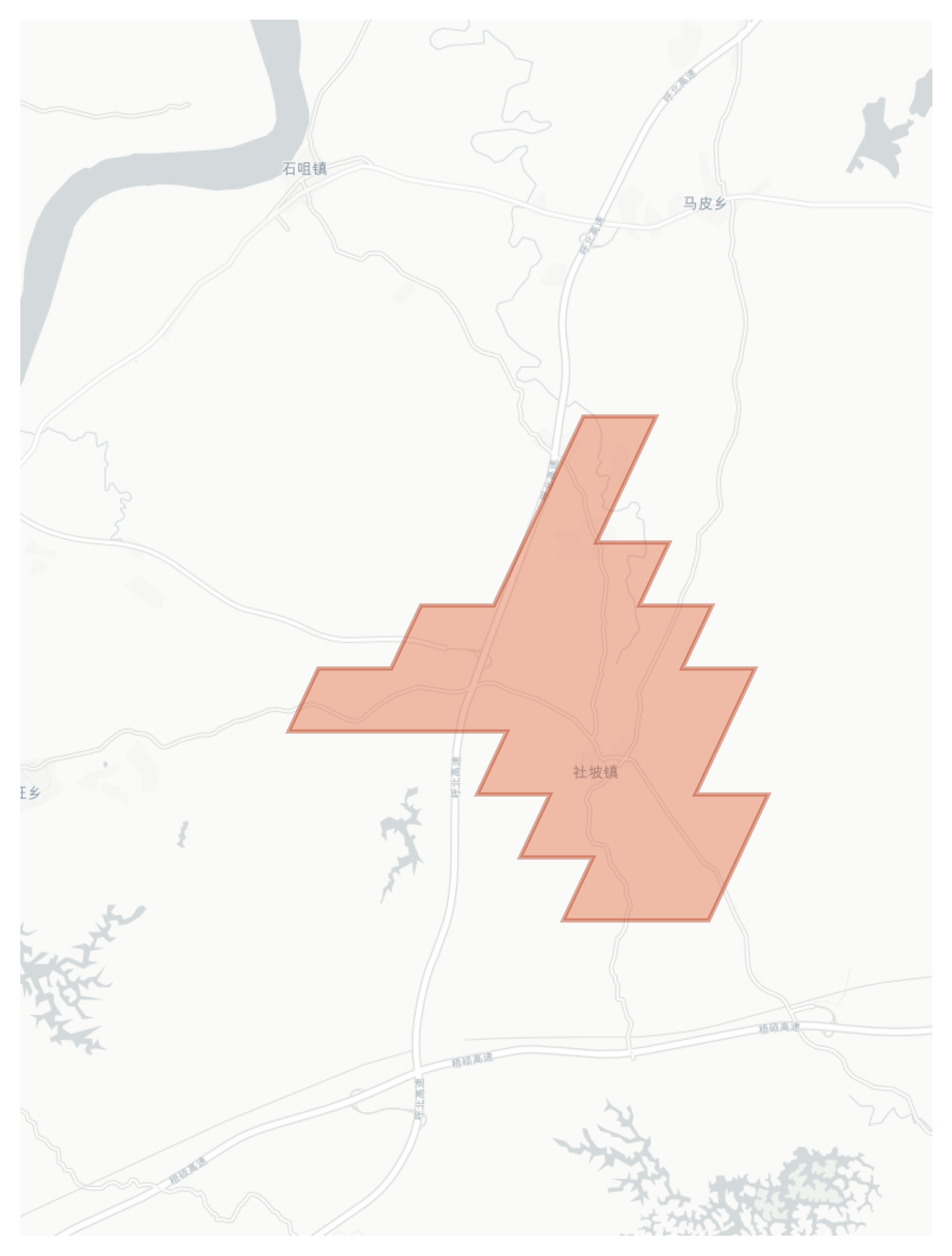 Shepo geographic map