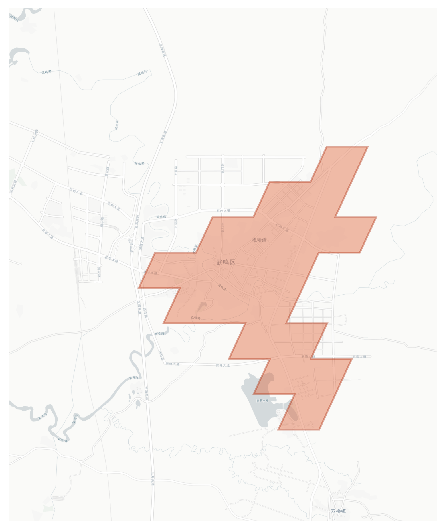 Wuming geographic map