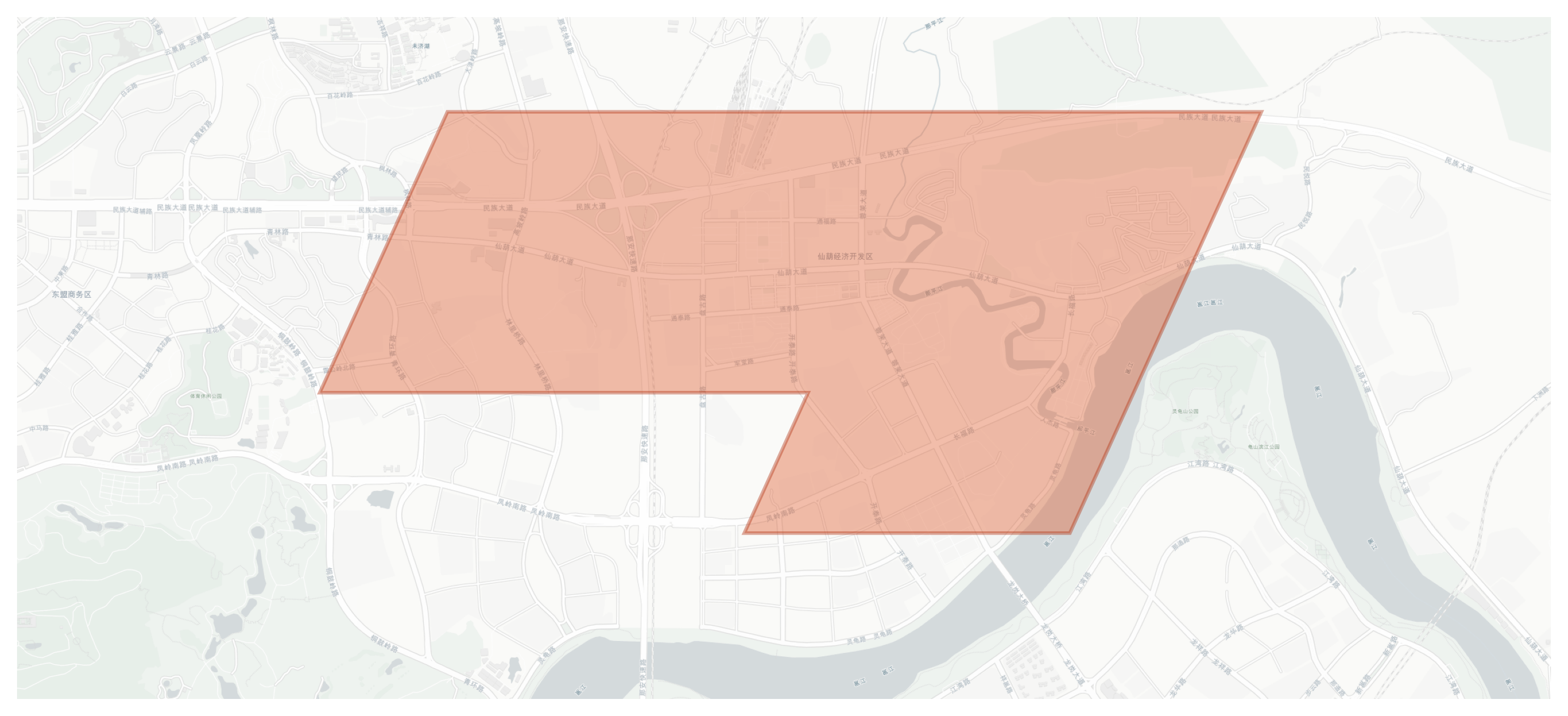 Xianhu Economic Development Zone geographic map