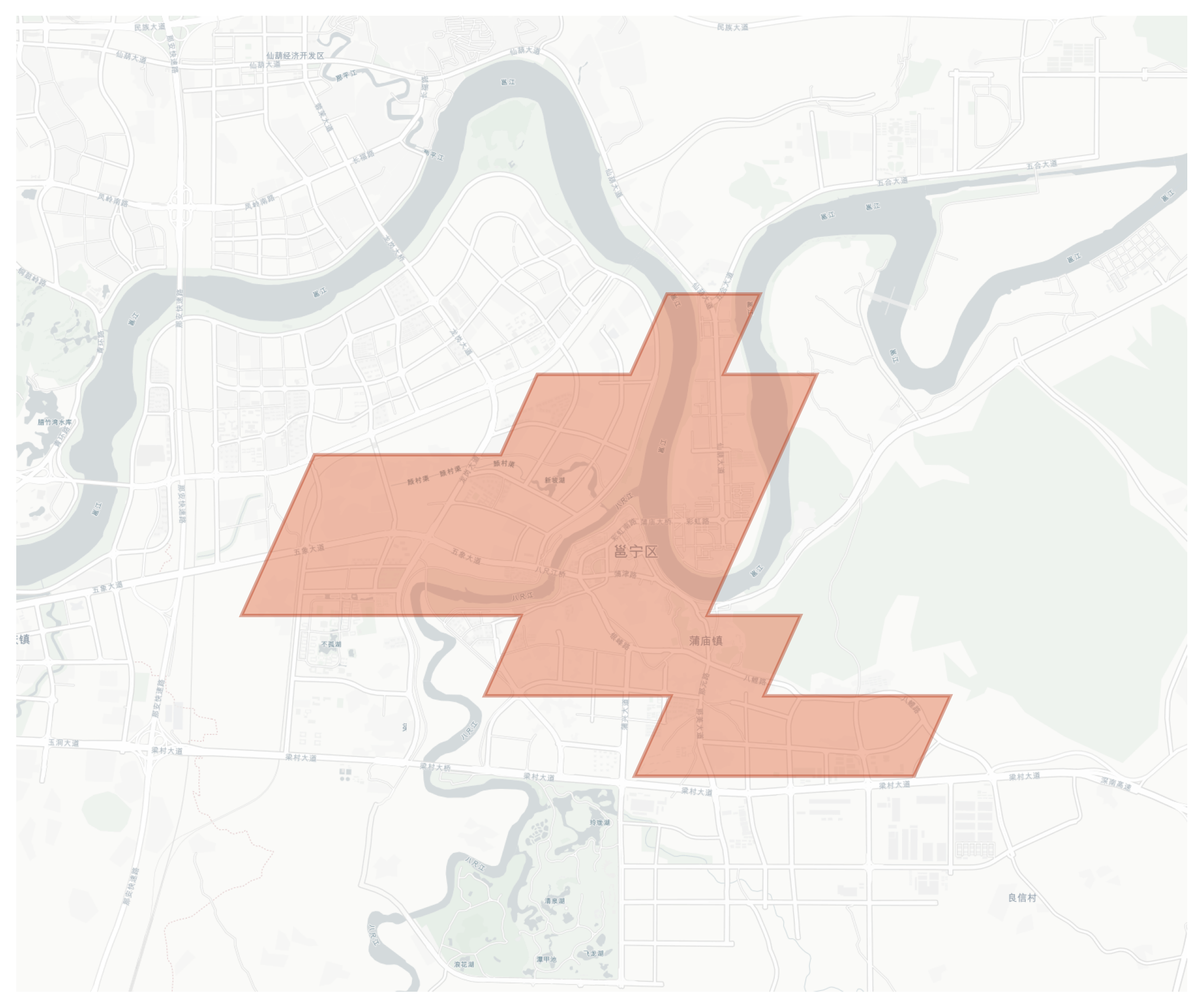 Yongning geographic map