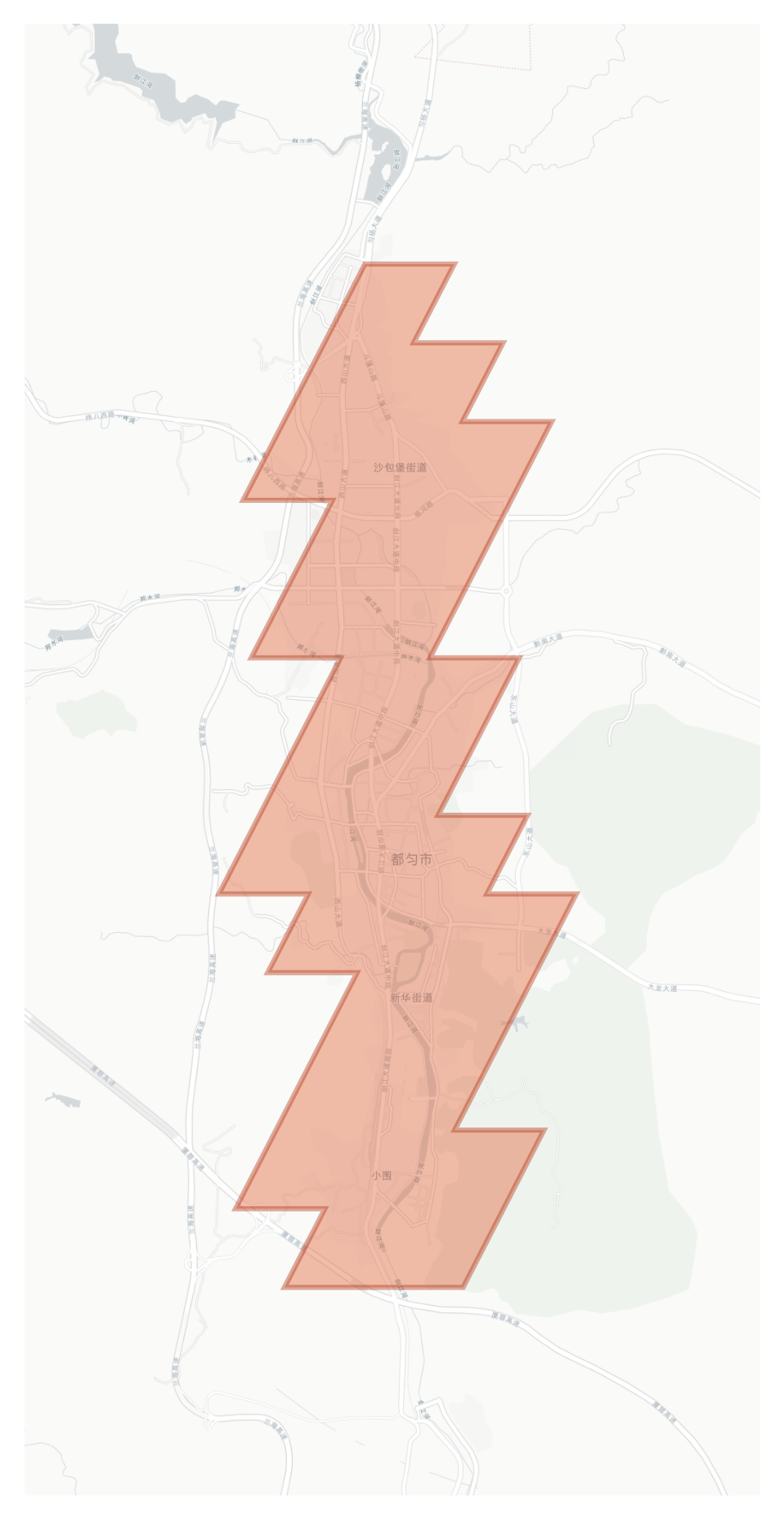 Duyun geographic map
