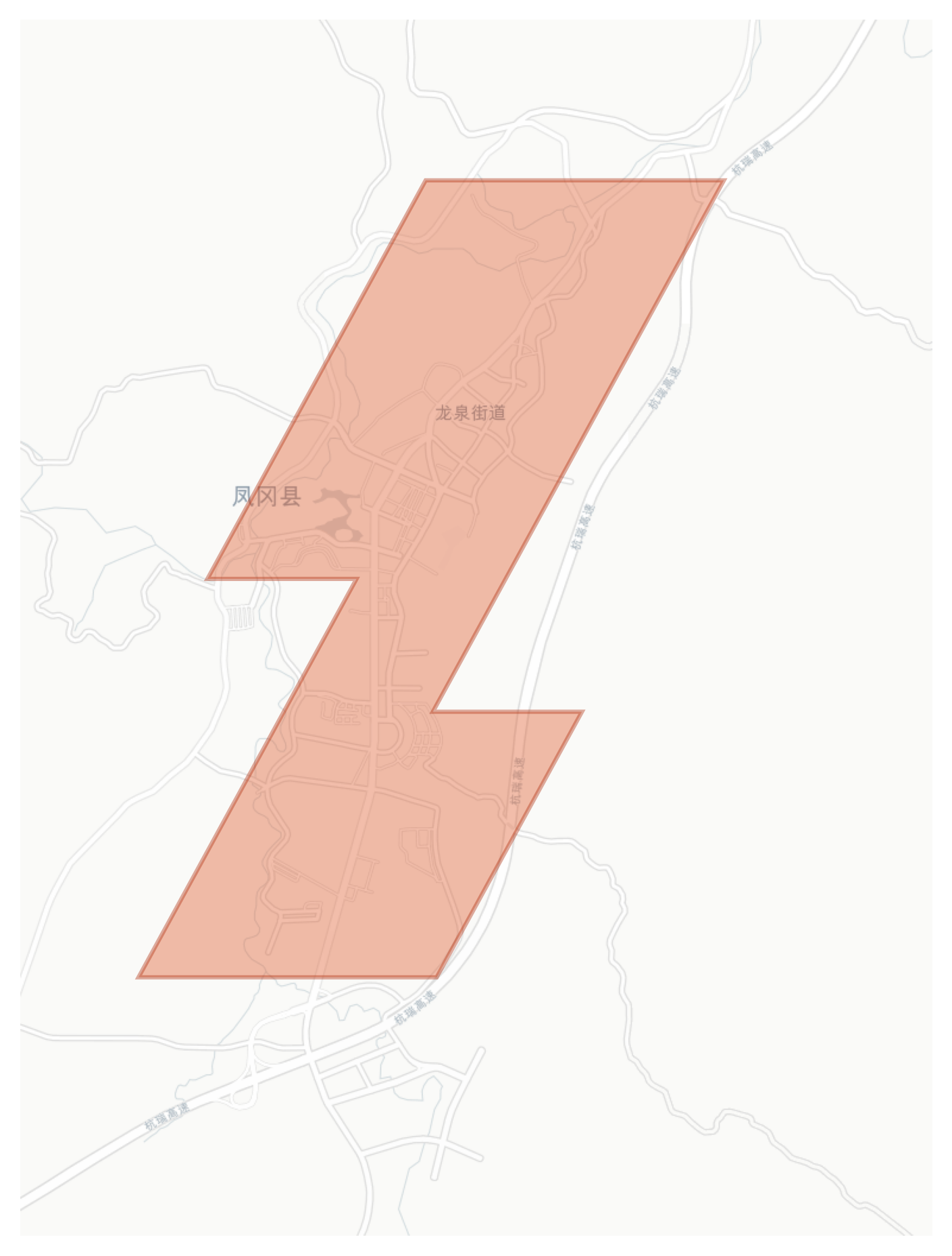 Fenggang geographic map