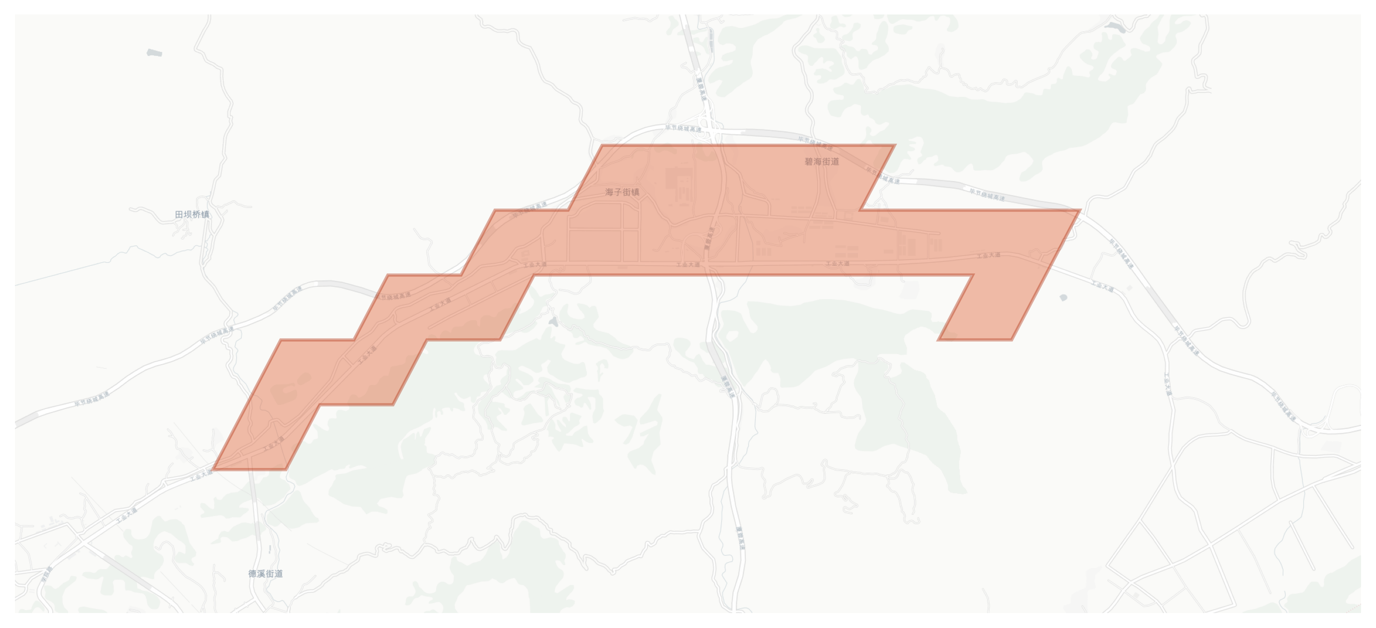 Haizijie geographic map