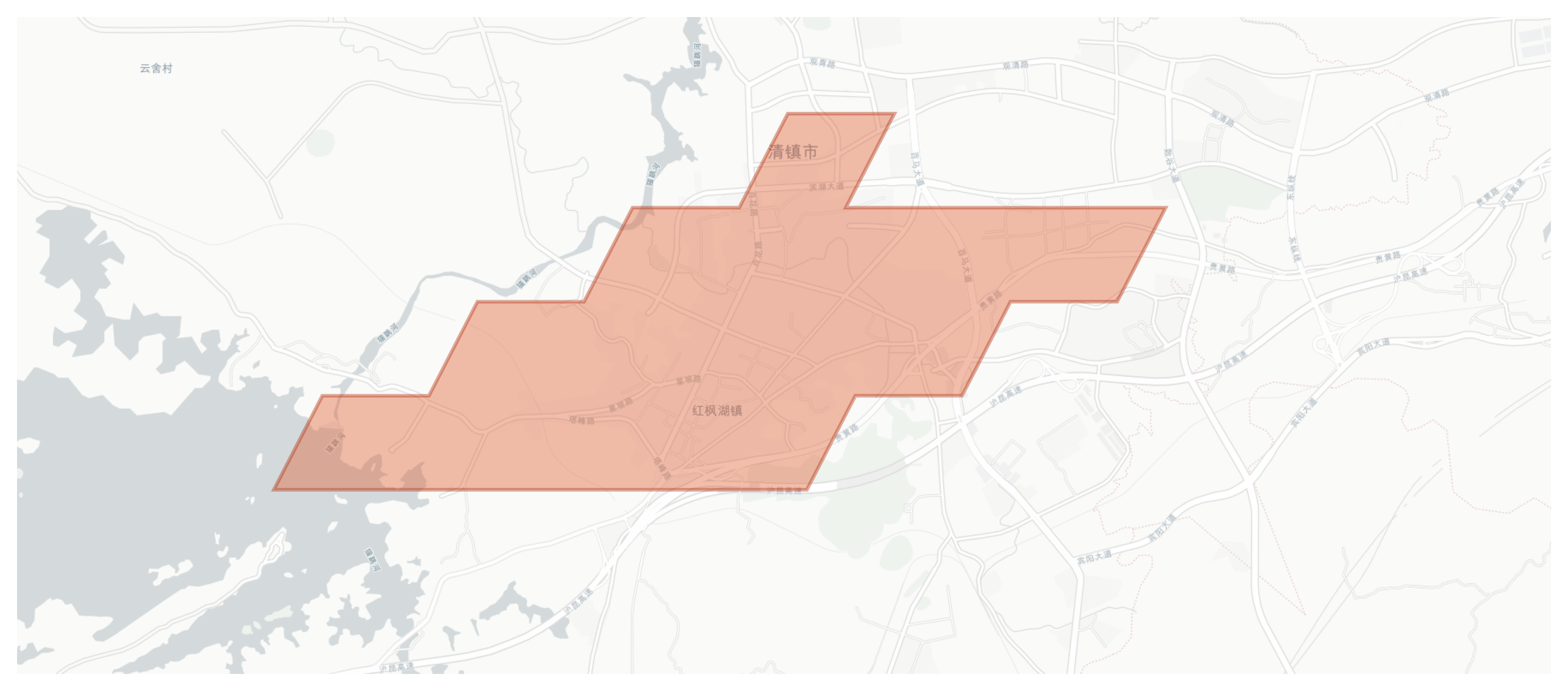 Qingzhen geographic map