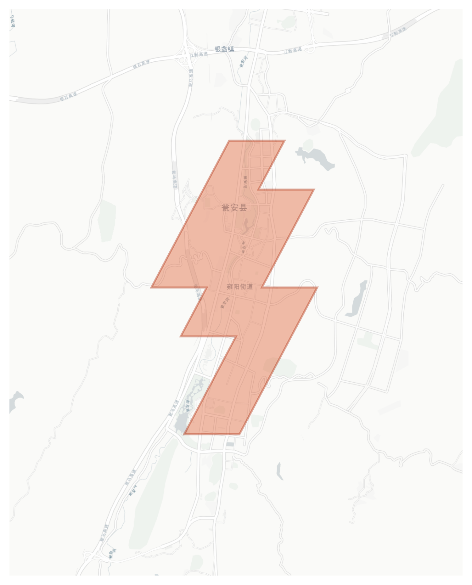 Wengan geographic map