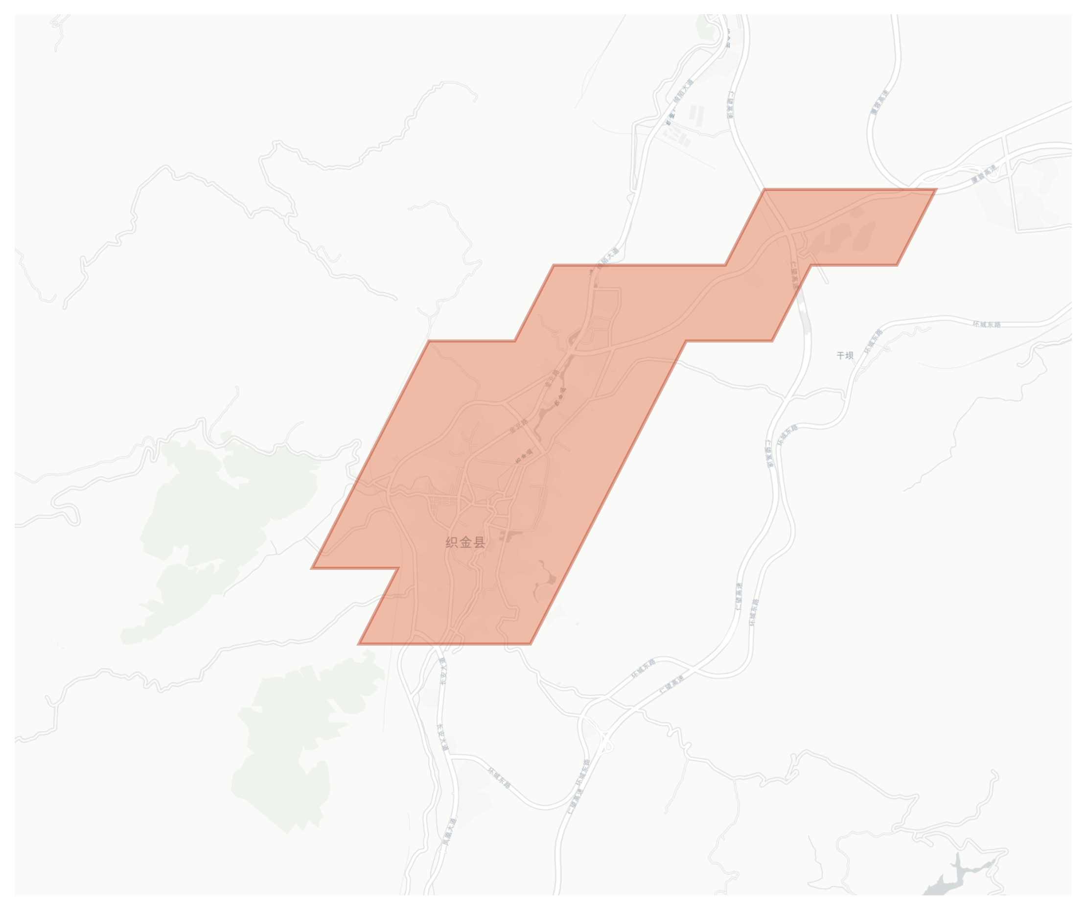 Zhijin geographic map