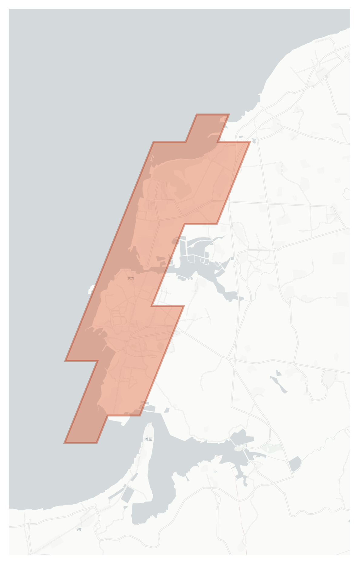 Huanglong geographic map