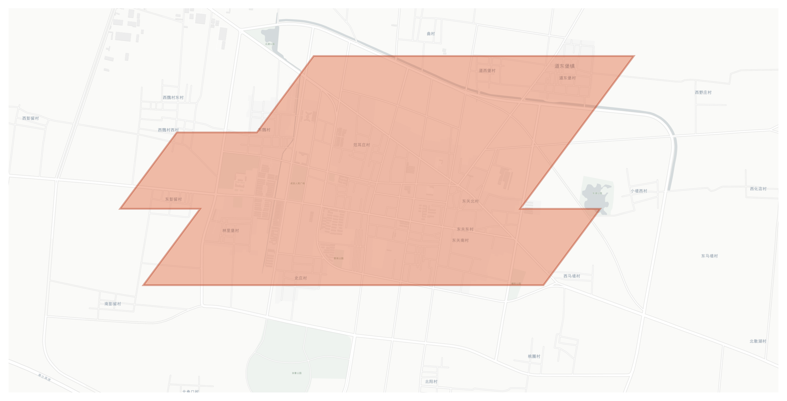 Cheng'an geographic map