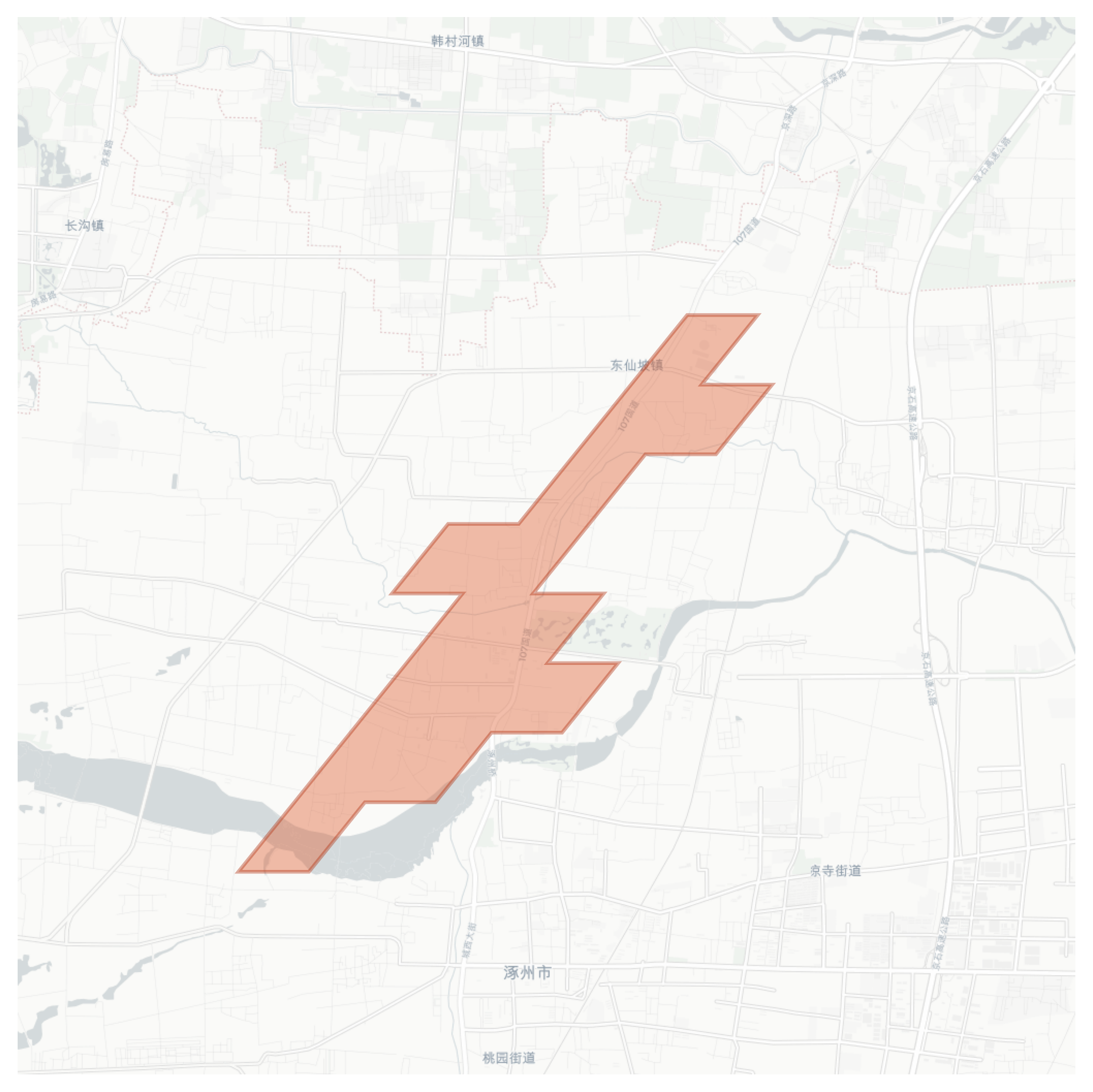 Congyuancun geographic map