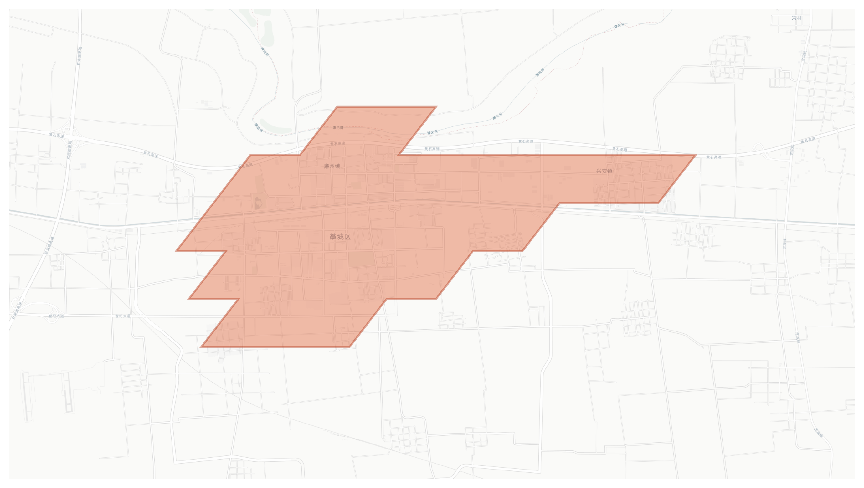 Gaocheng geographic map
