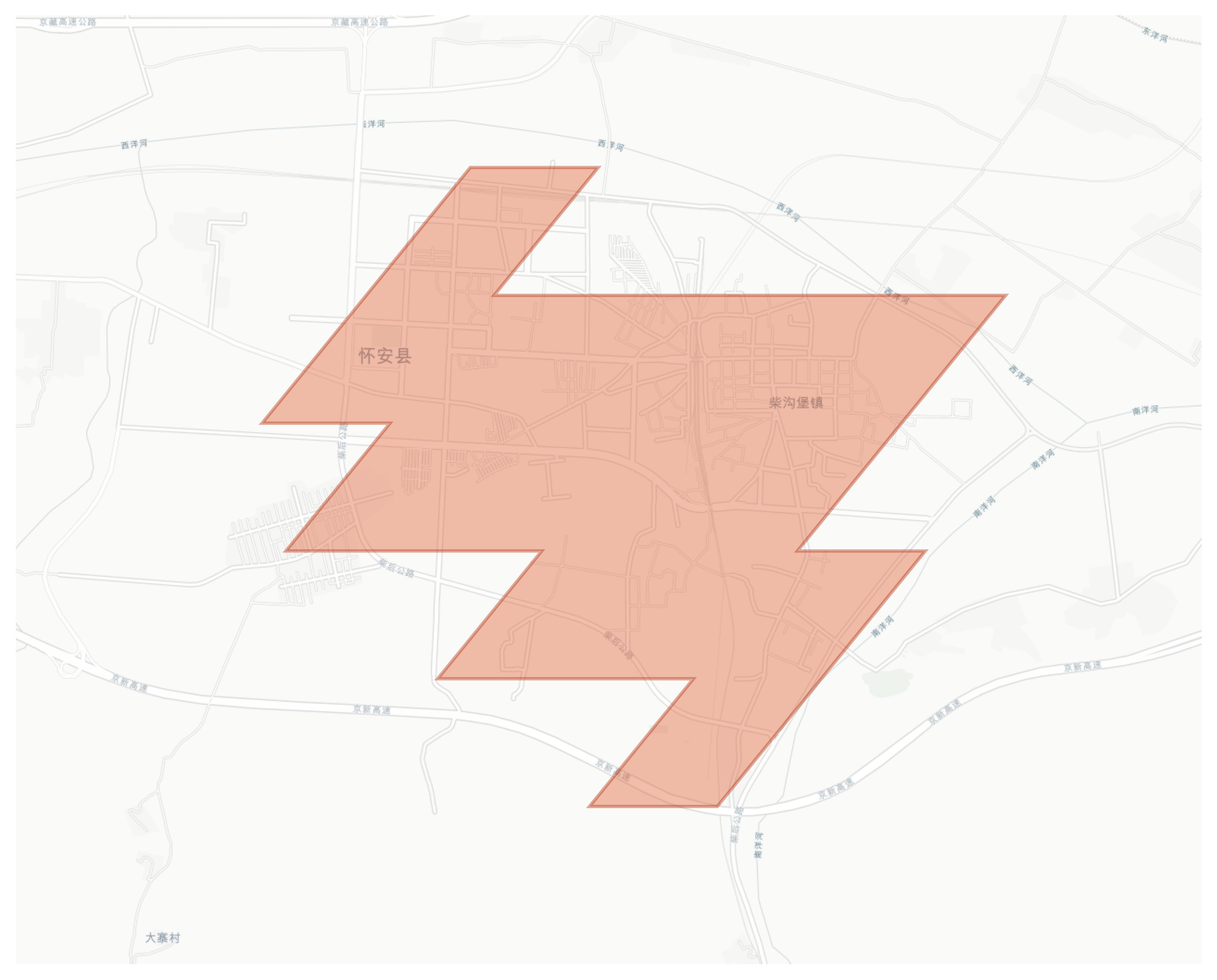 Huai'an geographic map