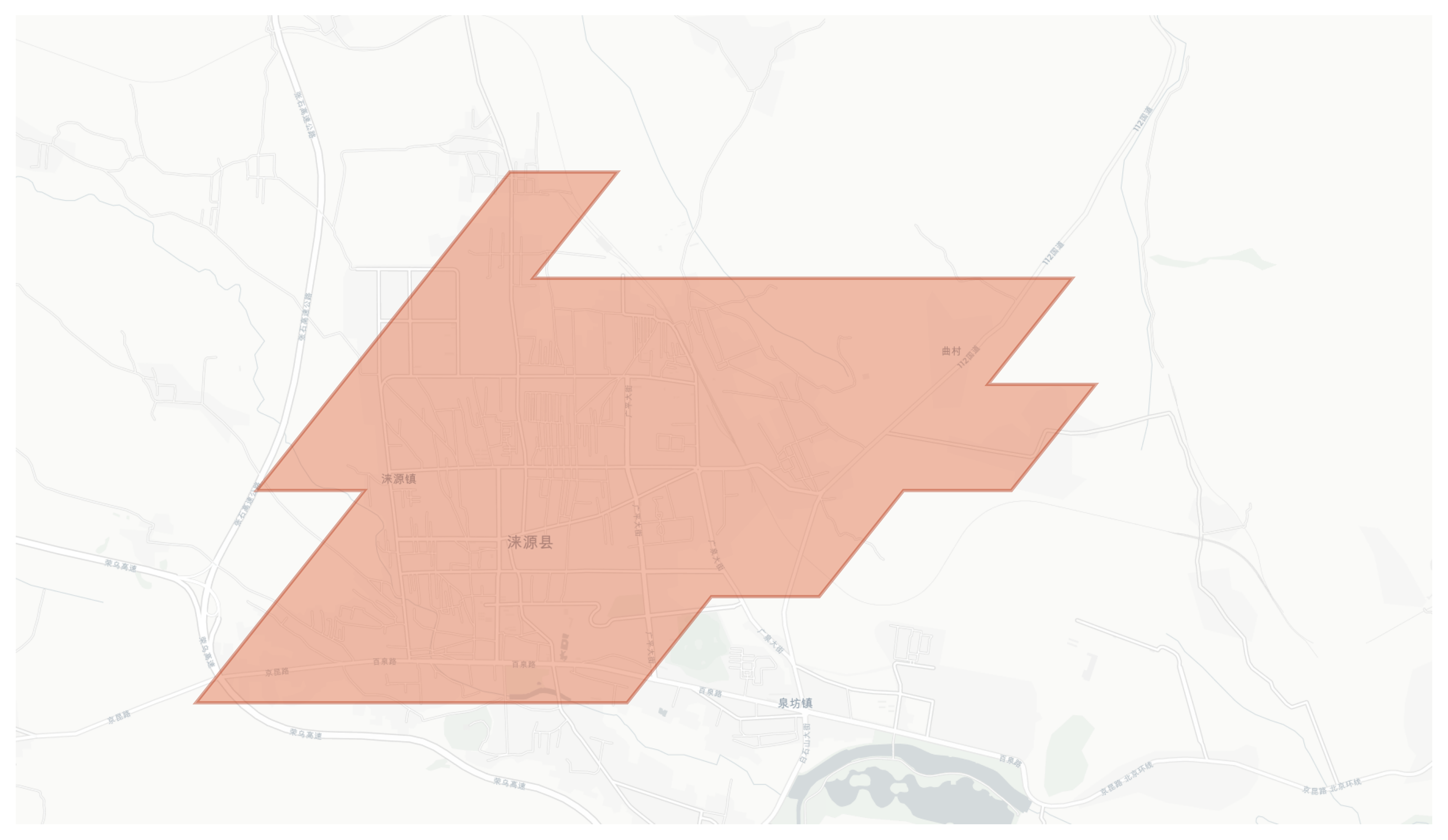 Laiyuan geographic map