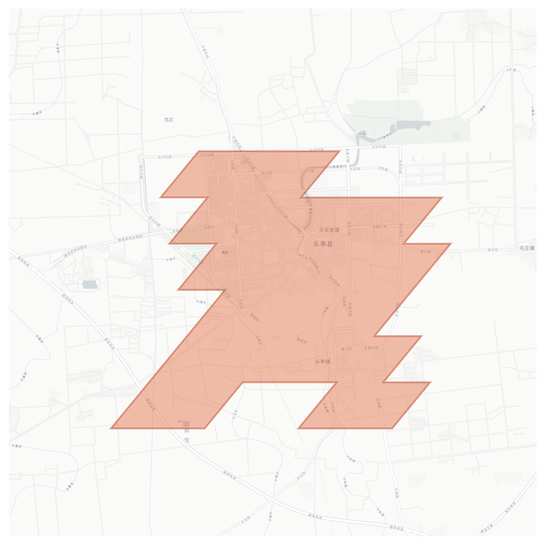 Laoting geographic map