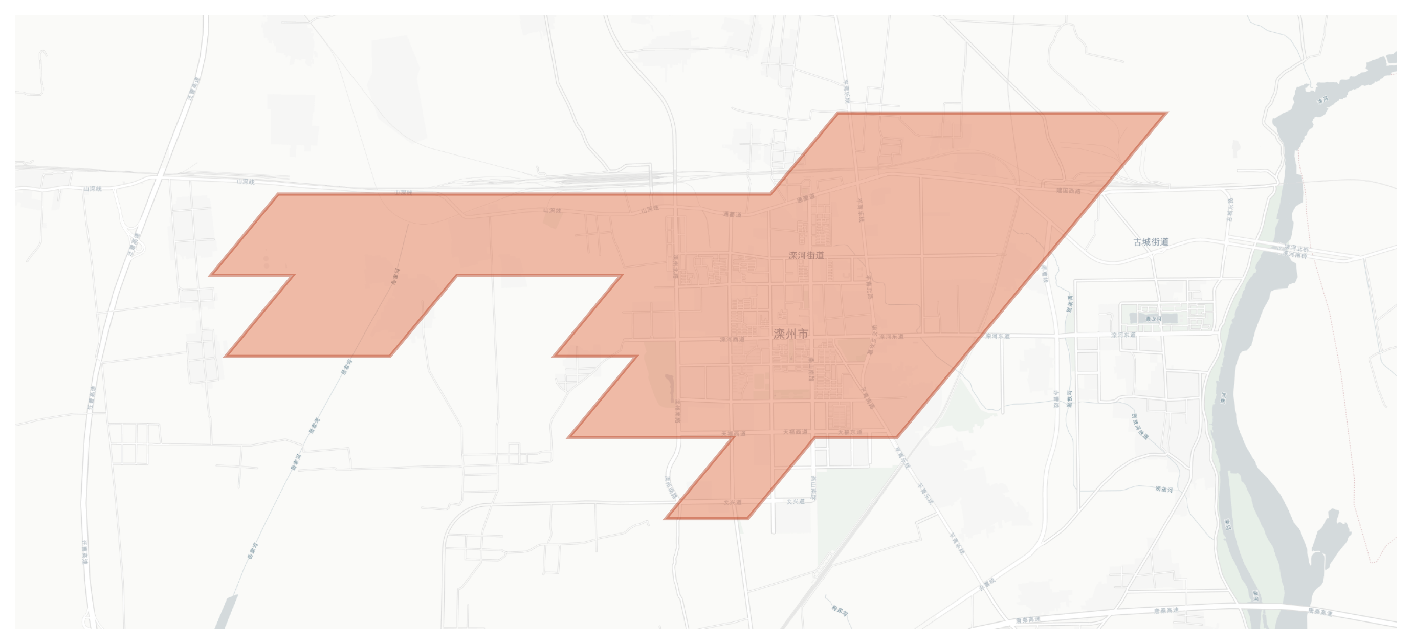 Luanzhou geographic map