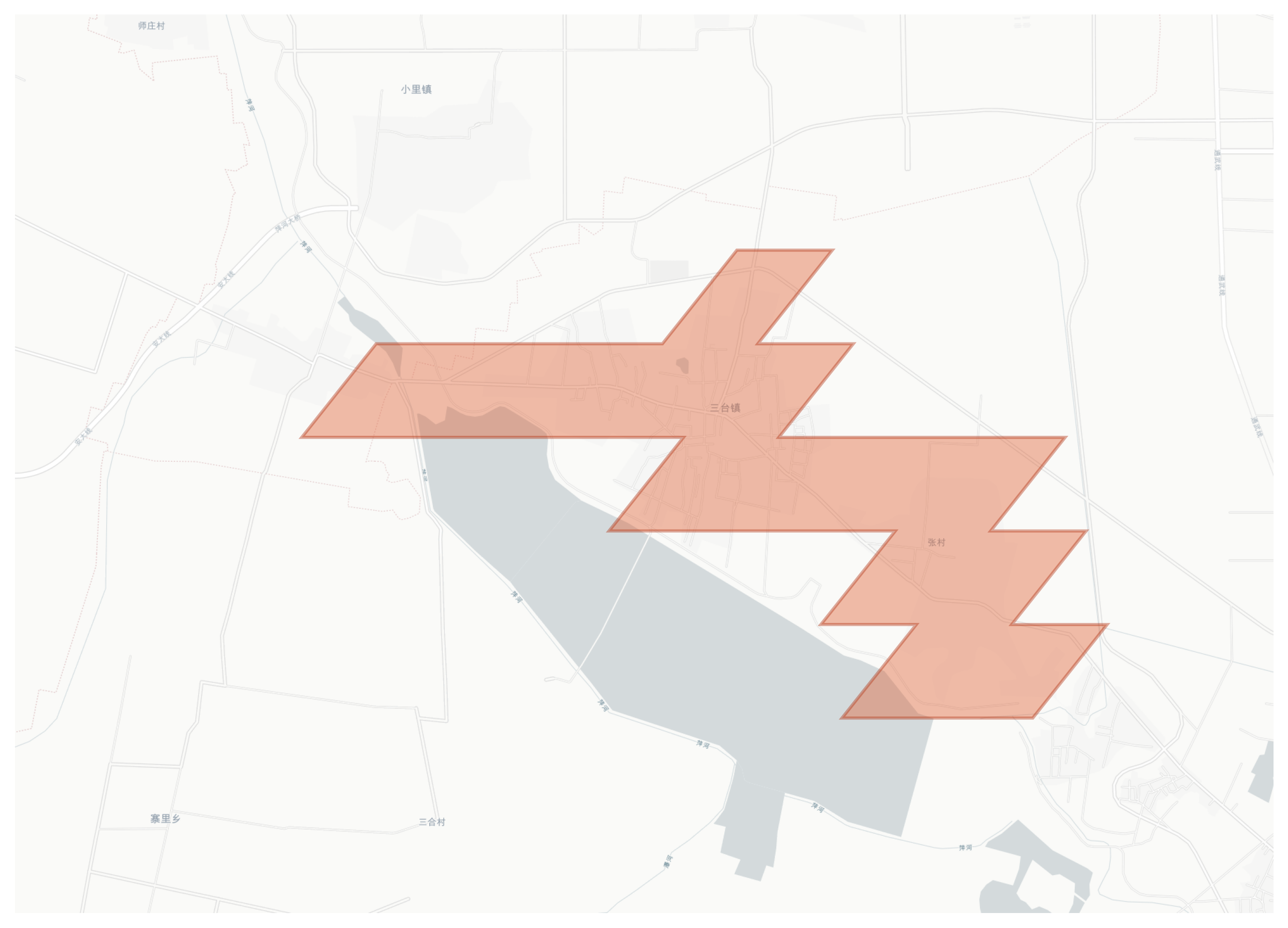 Santai geographic map