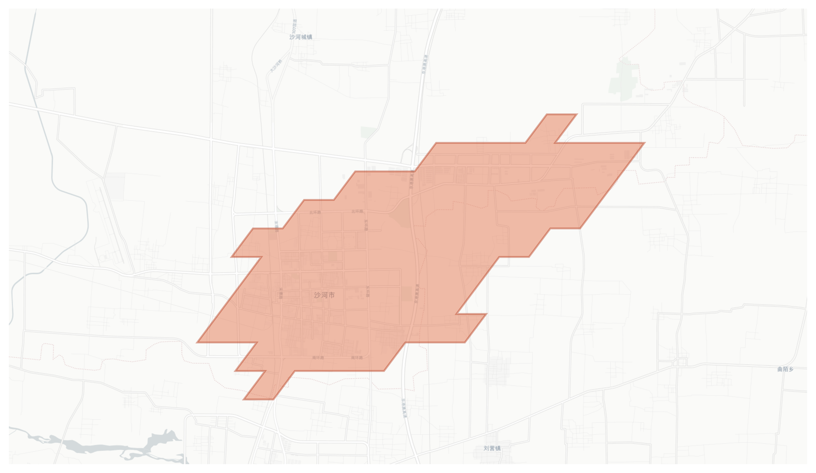 Shahe geographic map