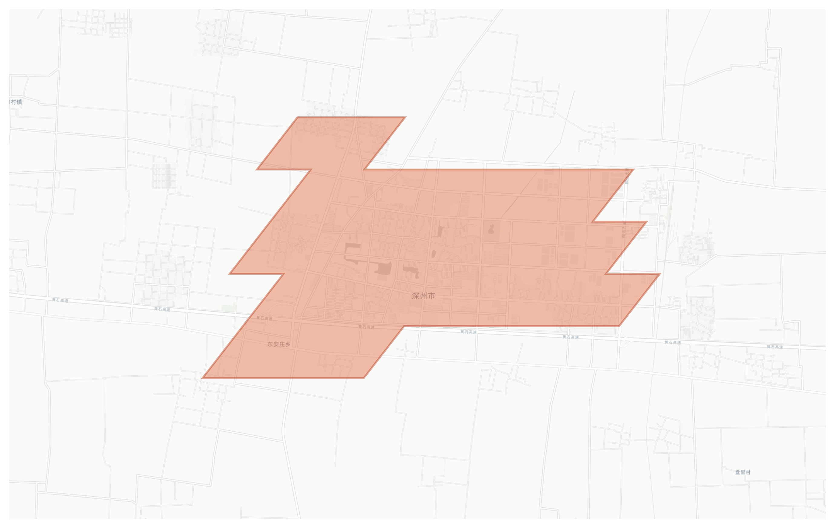 Shengzhou City geographic map